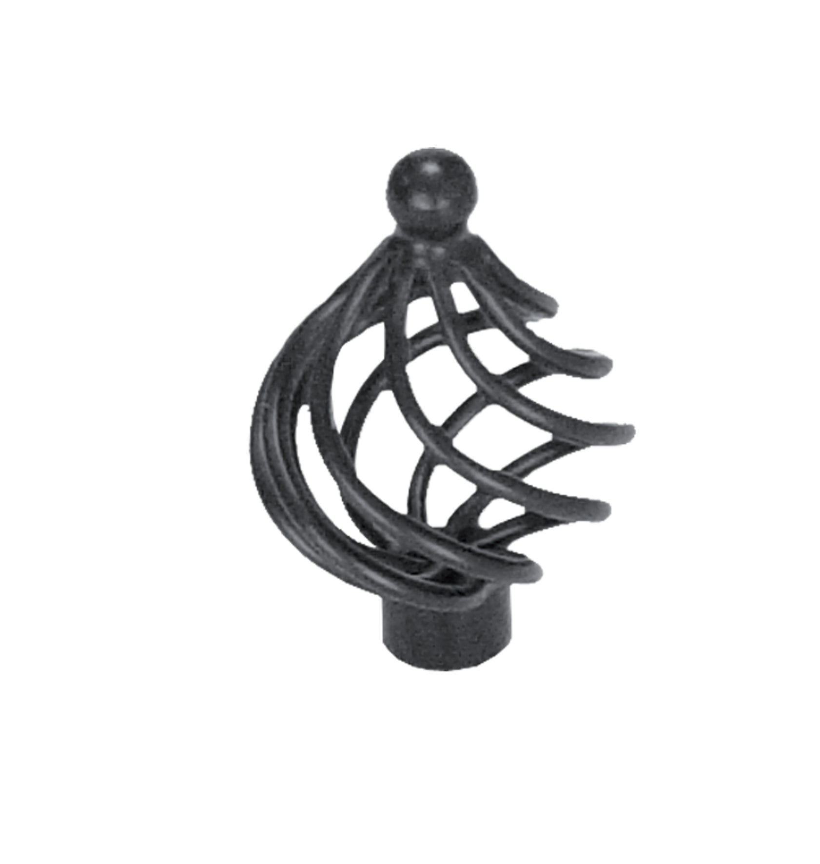 Maniglia IMEX EL ZORRO Stile Rustico - Pomello In Ferro 60x20mm Per Porte E Mobili - Foto 6