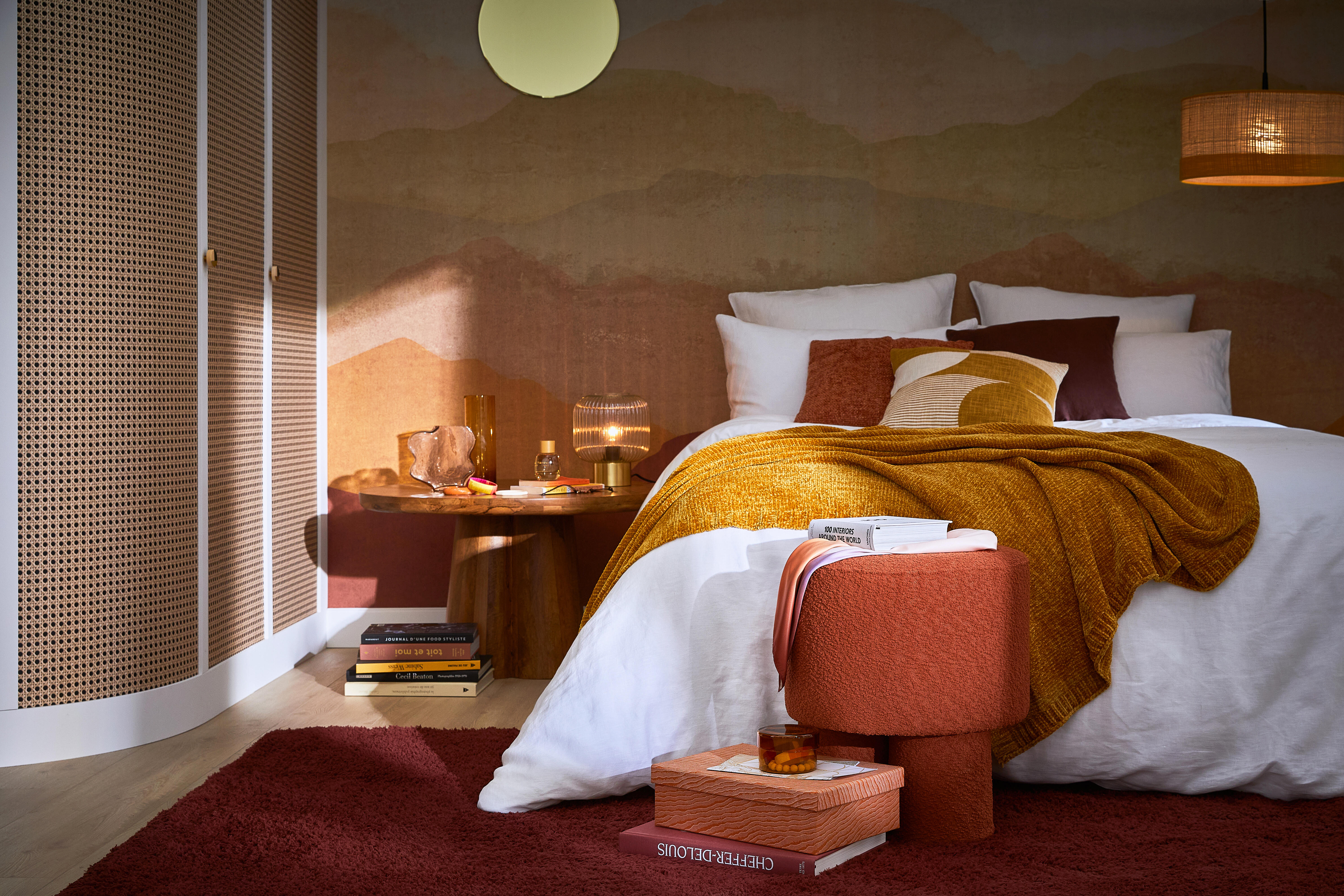 Papier peint panoramique Montagne Jura marron l.159 x H.280 cm - 8