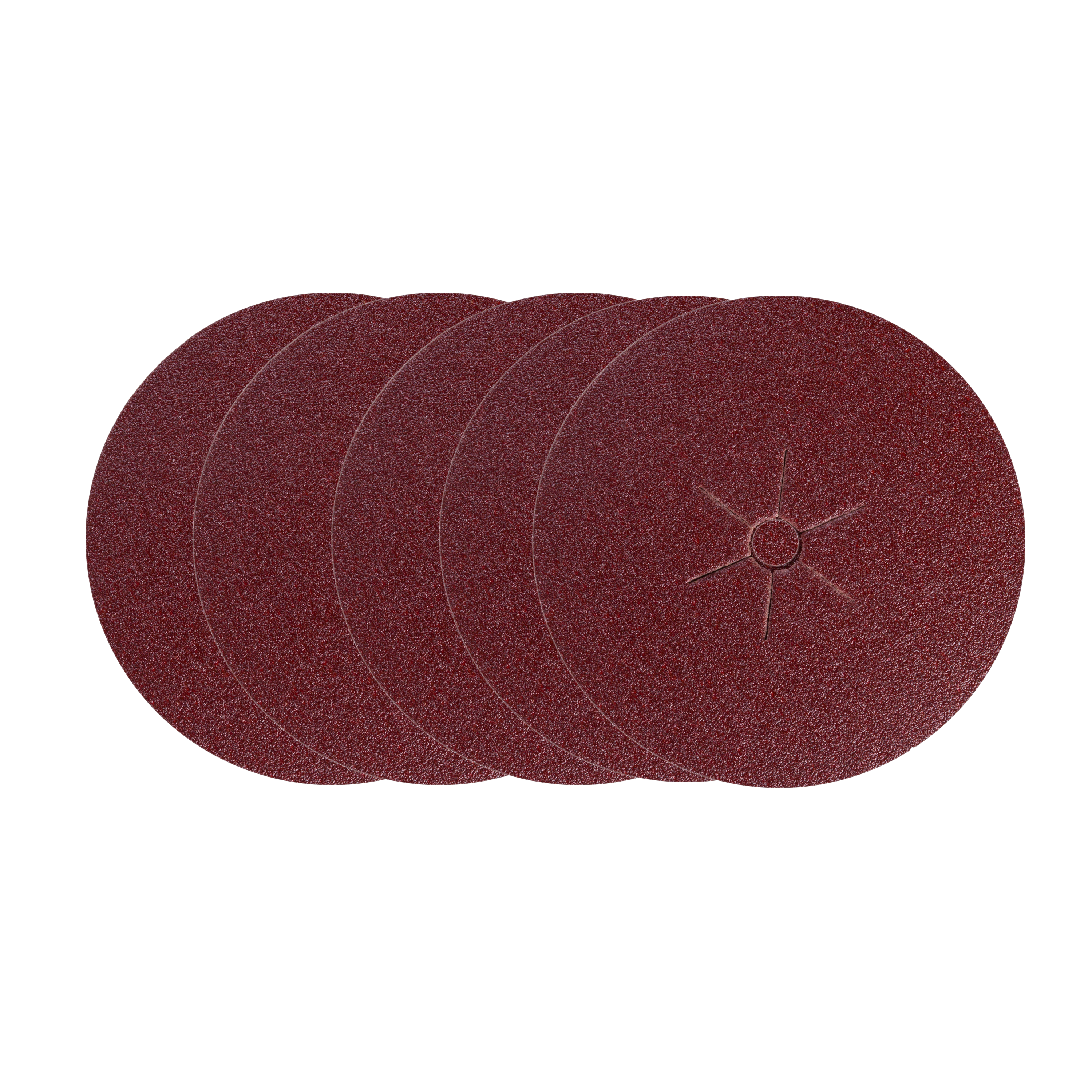 Lot de 5 disques abrasifs, DEXTER, l.125.0 x L.125.0 mm grain 40 - 2