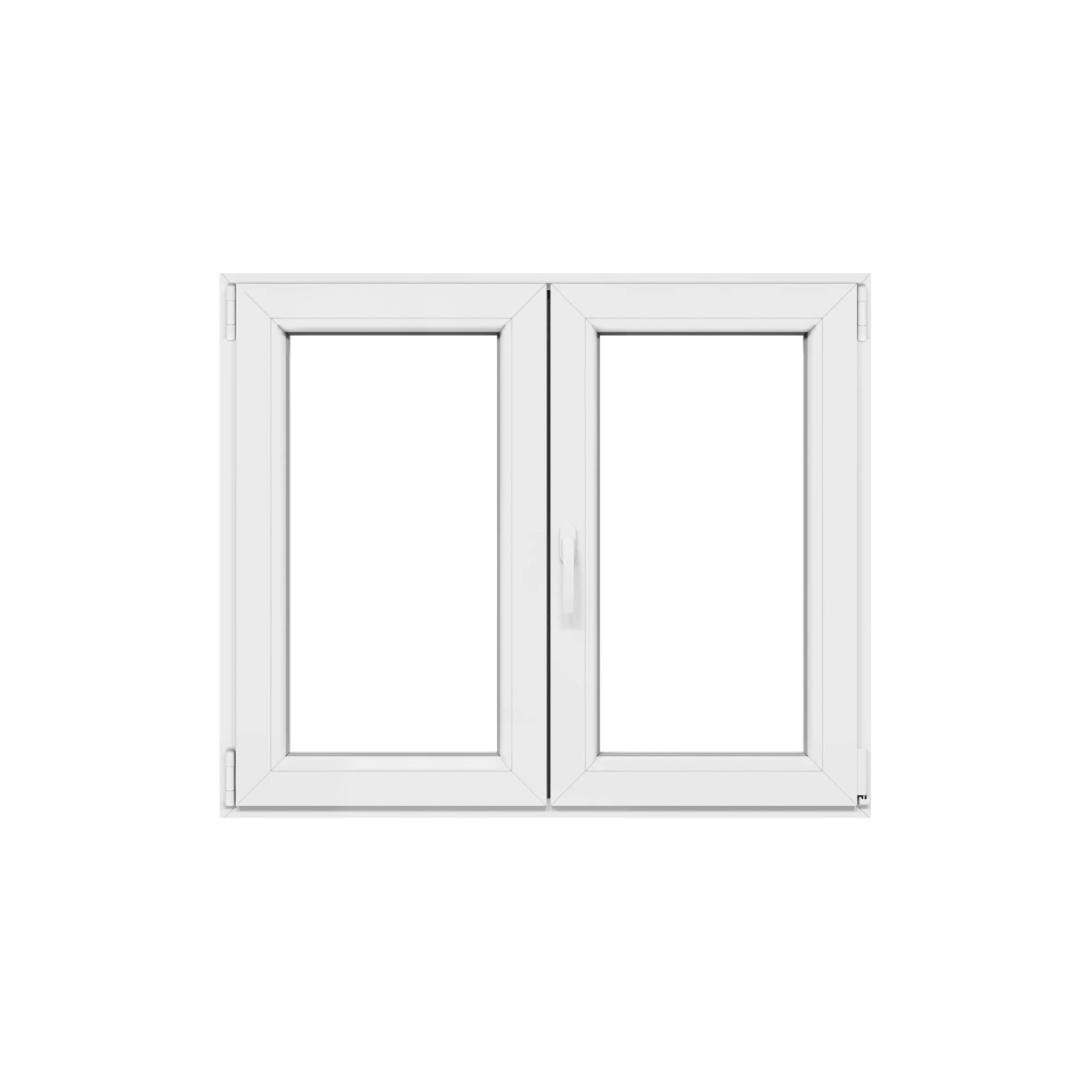 Janela oscilobatente em PVC 120x100 cm branco - 2