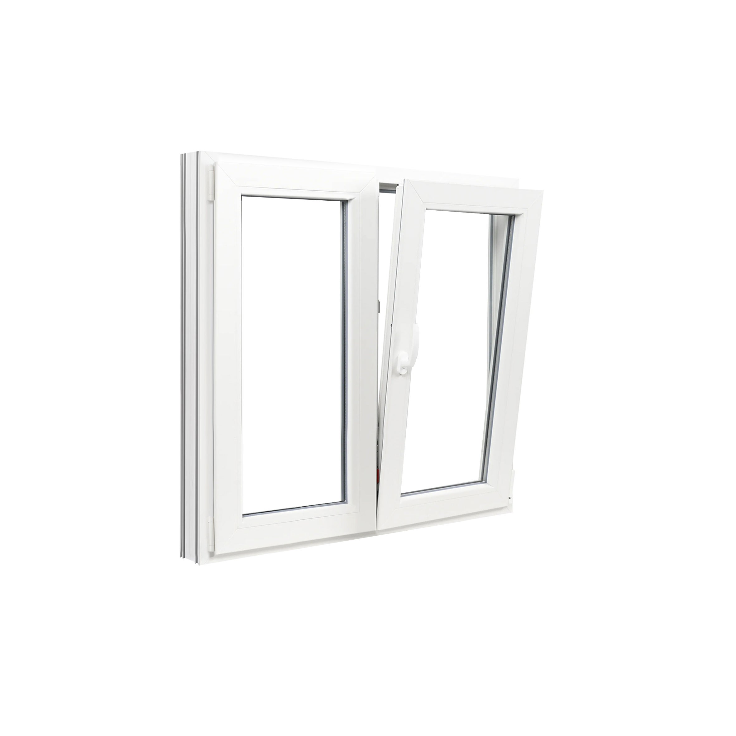 Janela de PVC OSCILOBATENTE BRANCO 120X110 CM - 2