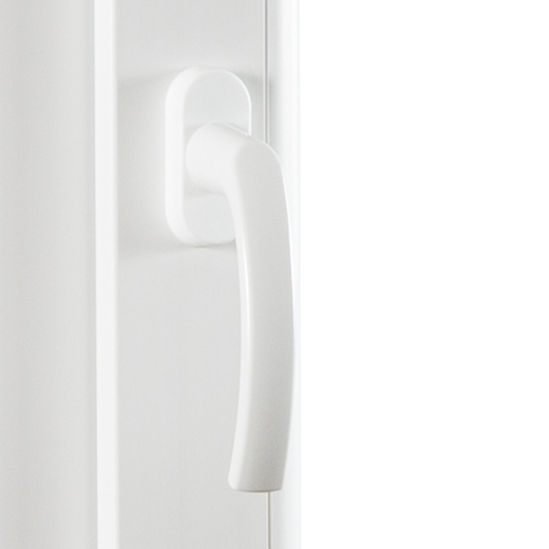 Janela oscilobatente em PVC 100x115 cm com estore branco - 6