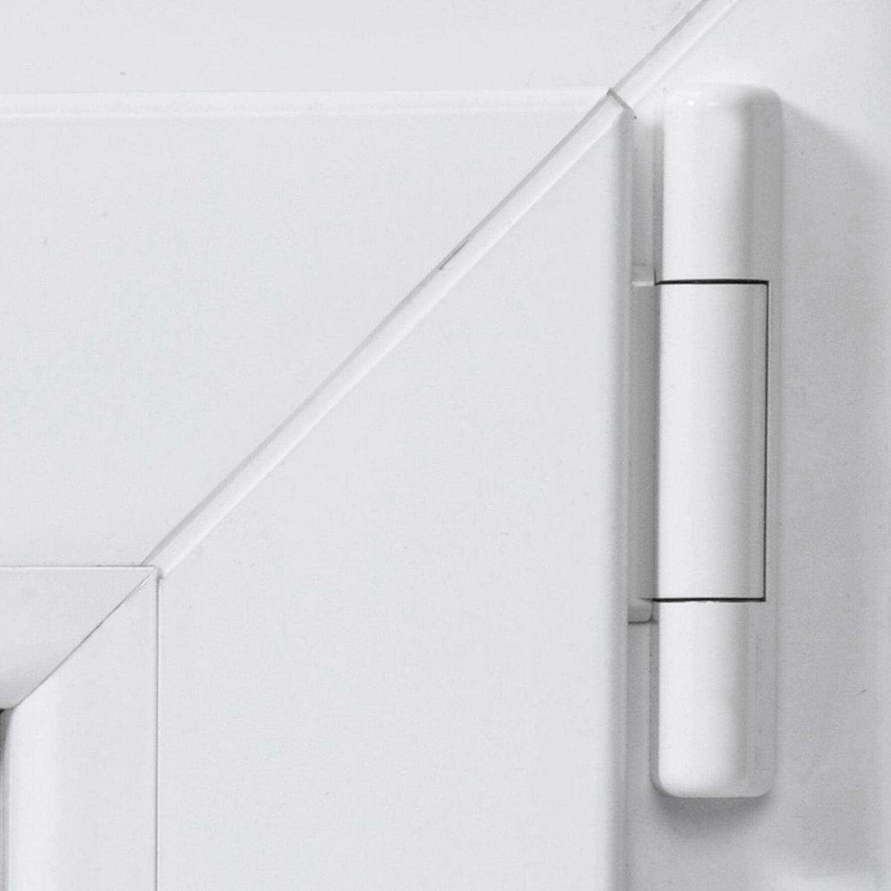 Janela oscilobatente em PVC 100x115 cm com estore branco - 7