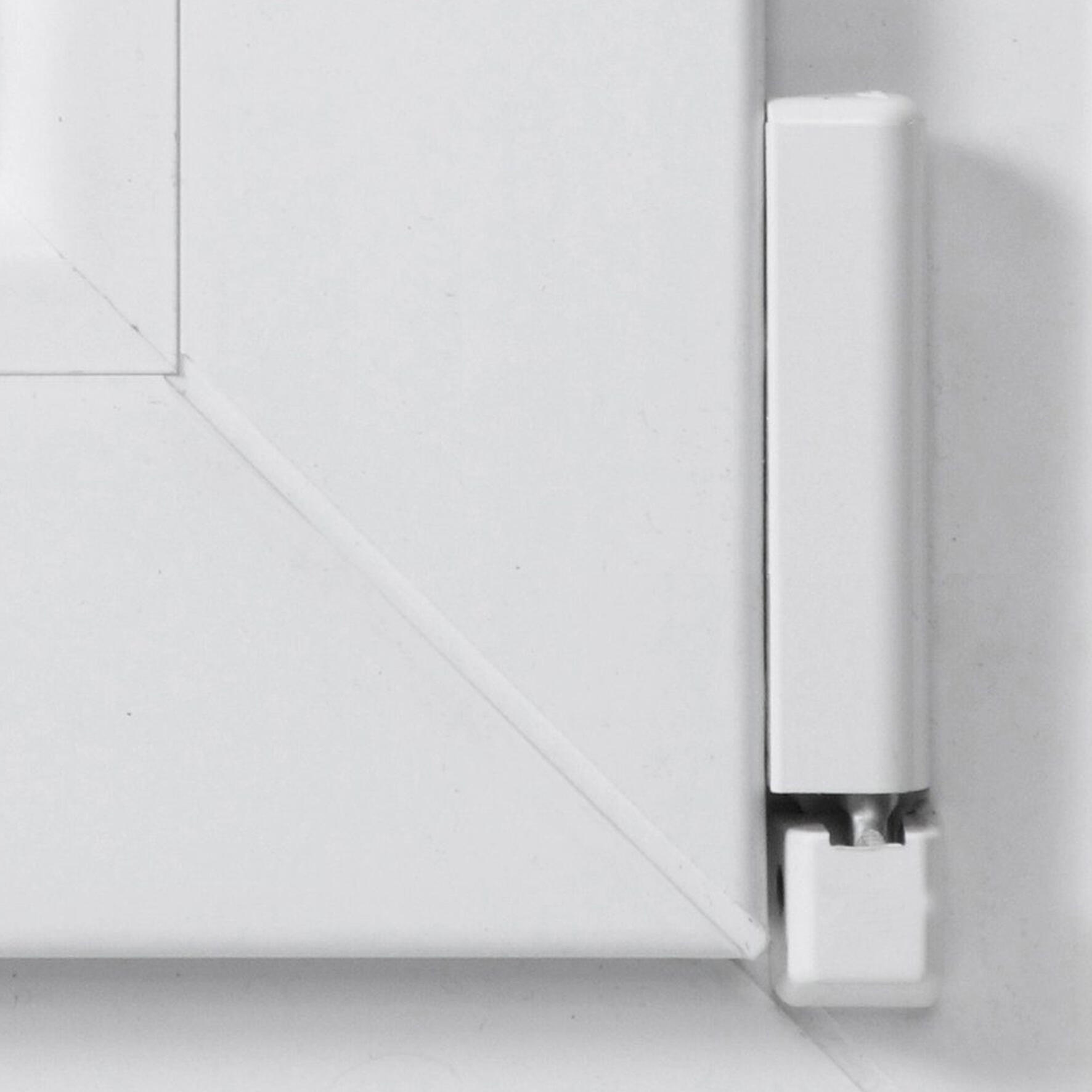 Janela oscilobatente em PVC 100x115 cm com estore branco - 9