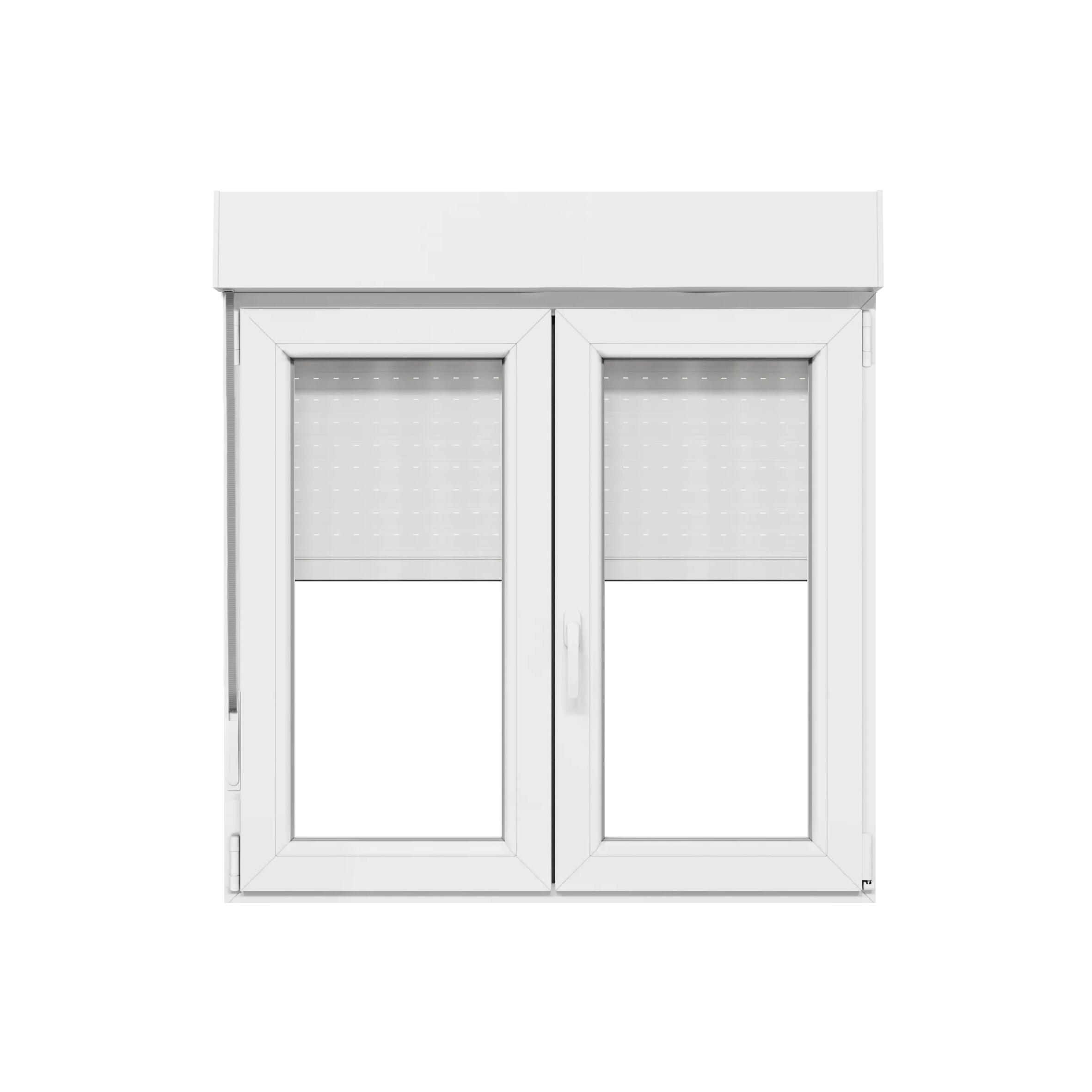 Janela oscilobatente em PVC 120x125 cm com estore branco - 3
