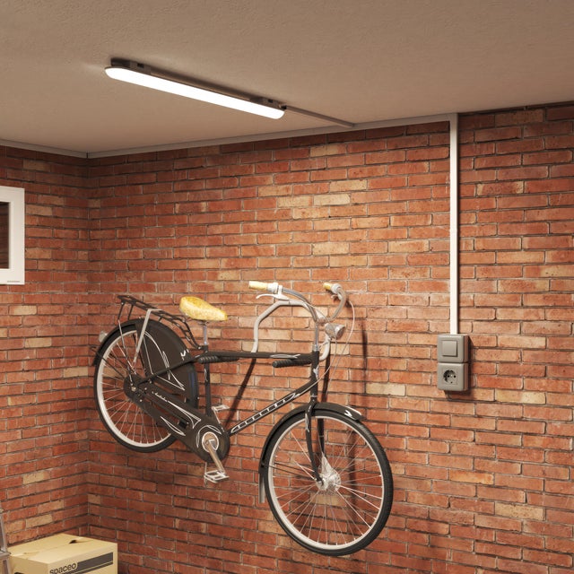 Réglette garage Led étanche IP65 L.110 cm 5600 lm, Volga INSPIRE