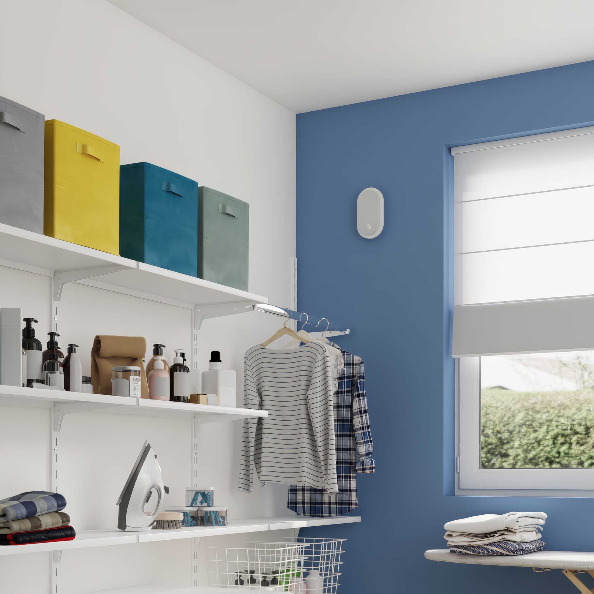 Plafon Ezy biały z czujnikiem 21 cm IP65 LED Inspire - 3