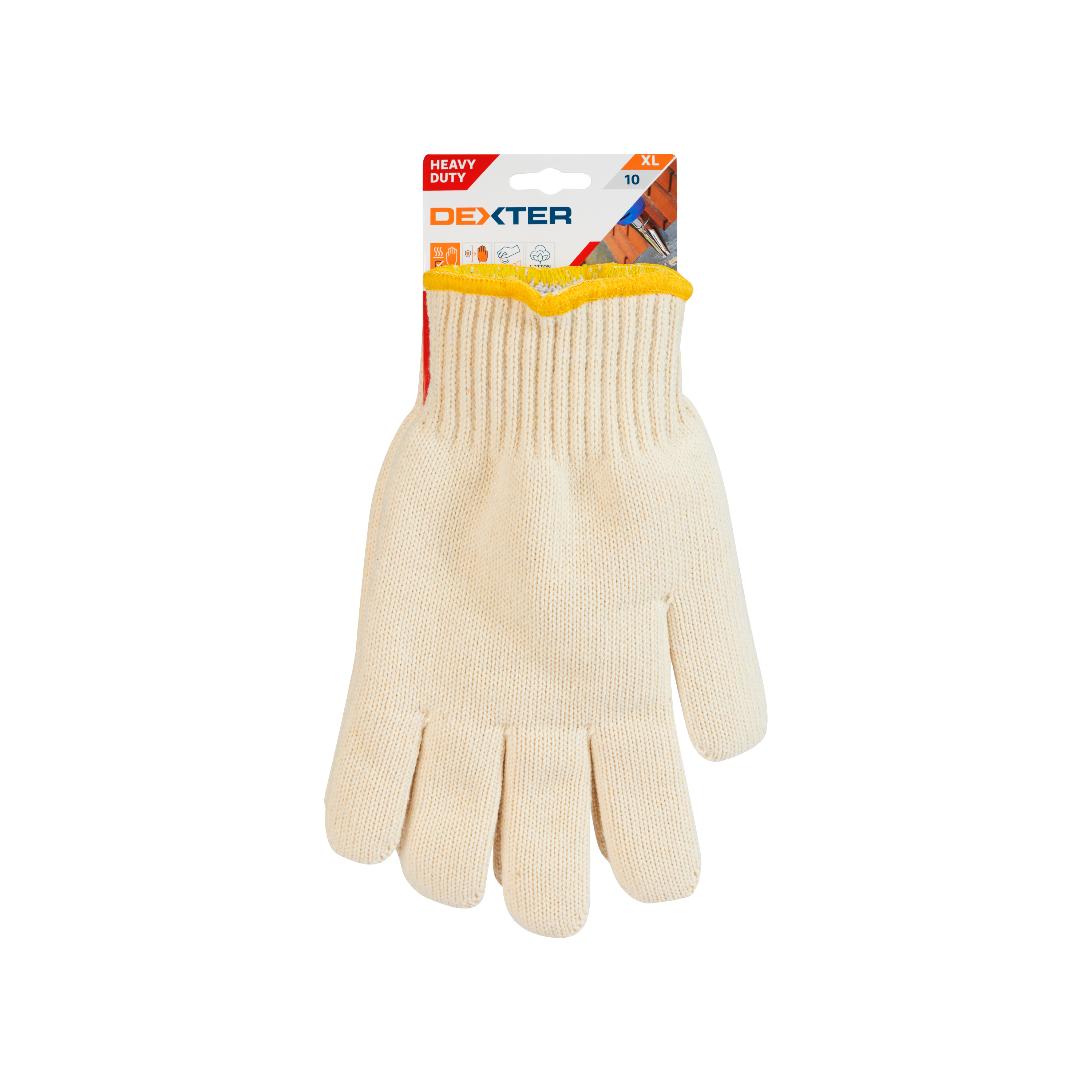 Luvas anti calor poliester e algodão tamanho 10XL Dexter - 6
