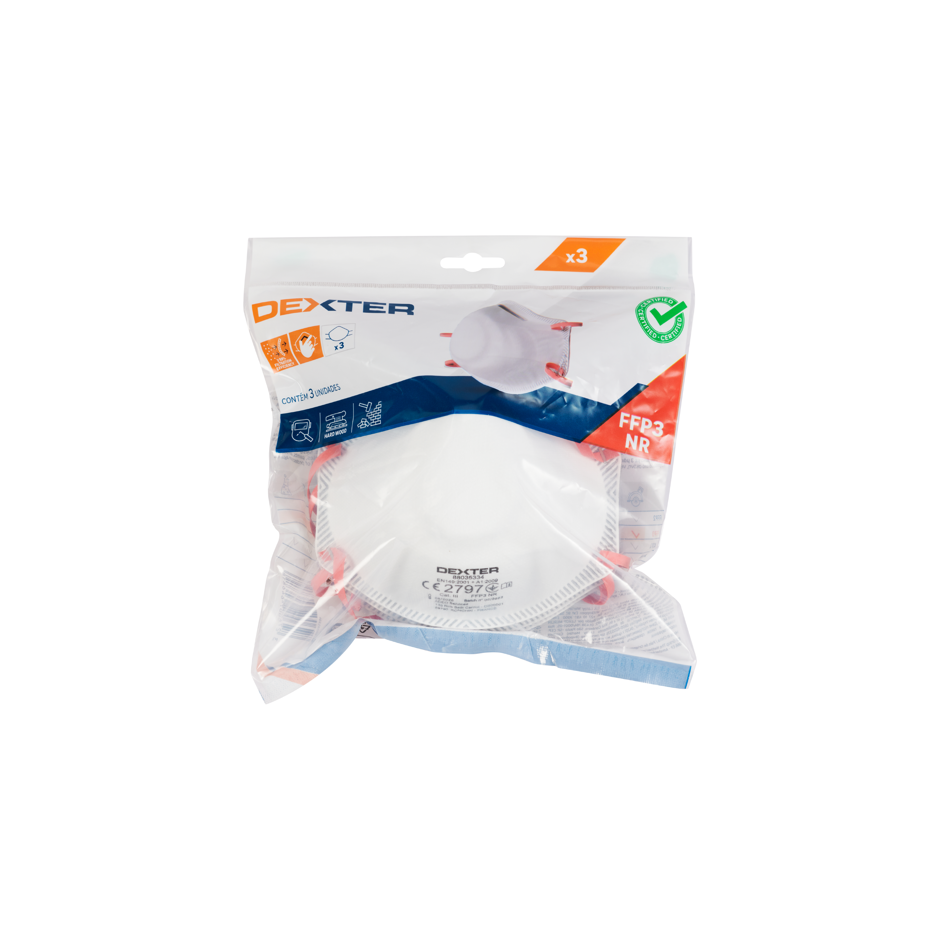 3 mascarilla para  DEXTER - 7