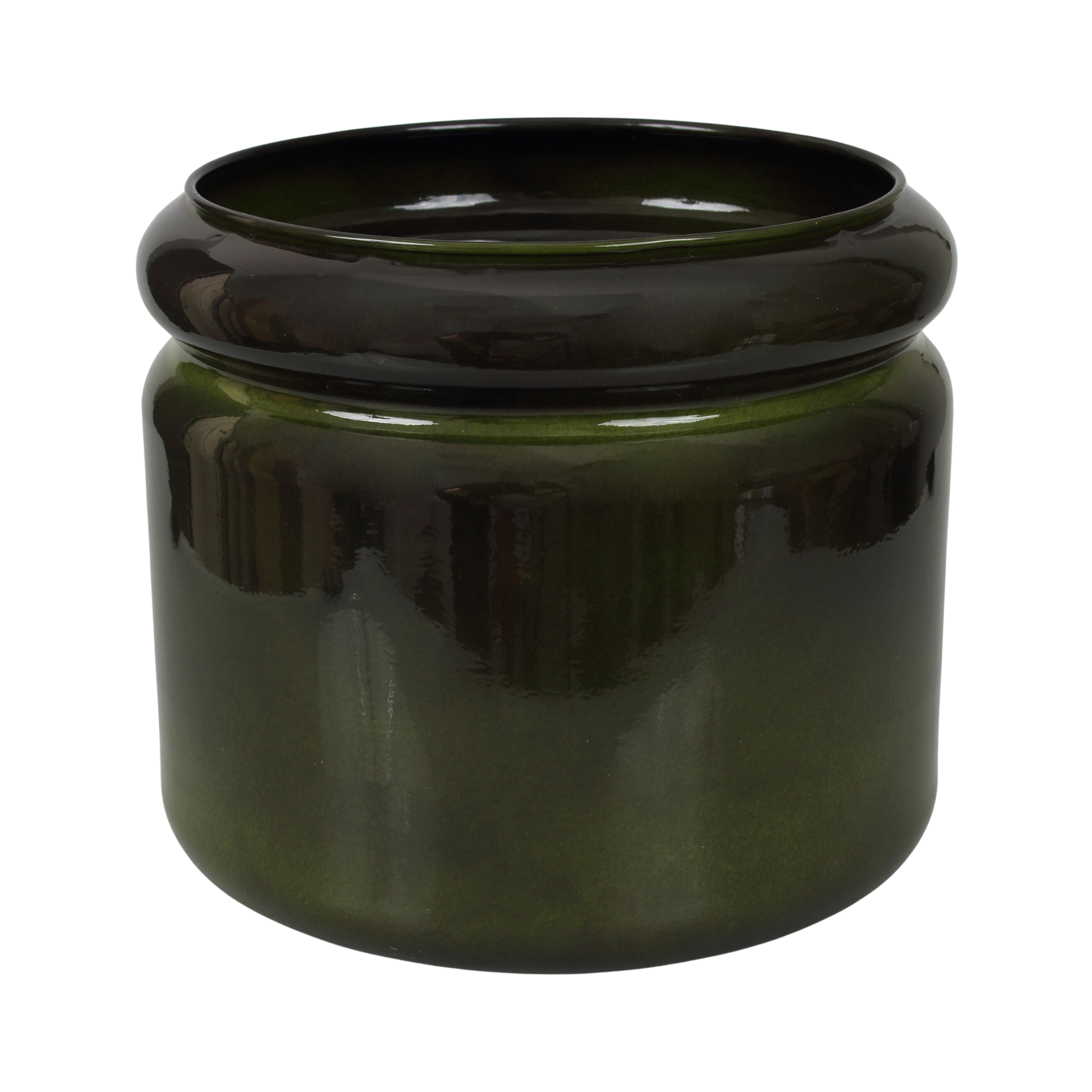 Doniczka metalowa Randolf śr.25 cm zielona Cermax