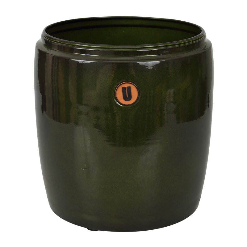 Donica metalowa Barril śr.30 cm zielona Cermax