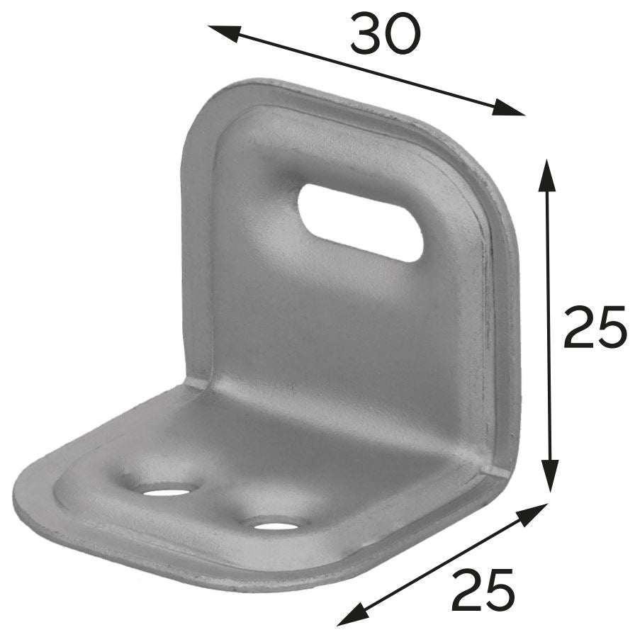 Equerre double ajustable 25x25x30x1 mm revêtement extérieur MAGNODUR - 2