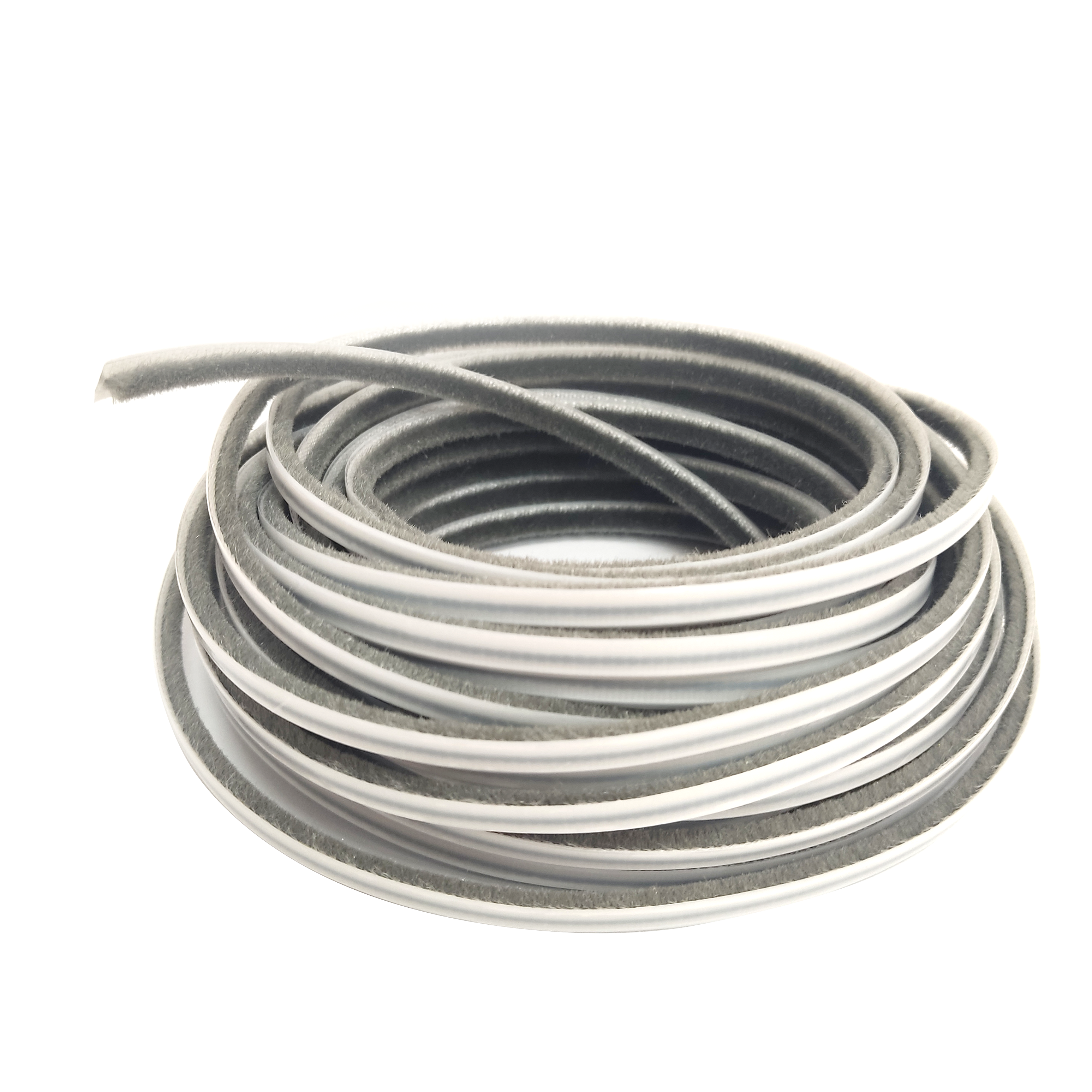 Szczotka do drzwi przesuwnych odbojowa 4 mm x 11 m szara Spaceo