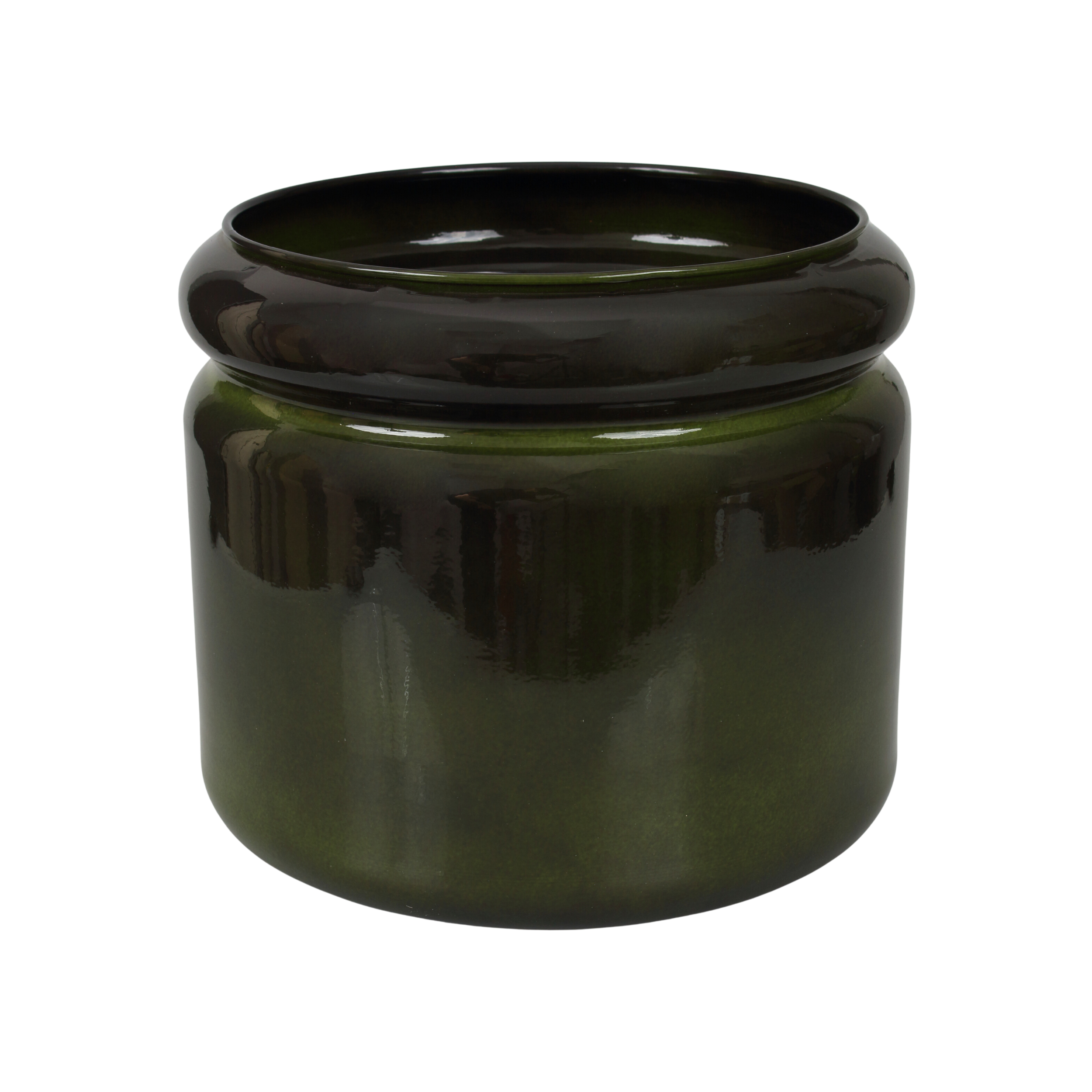 Doniczka metalowa Randolf śr.20 cm zielona Cermax