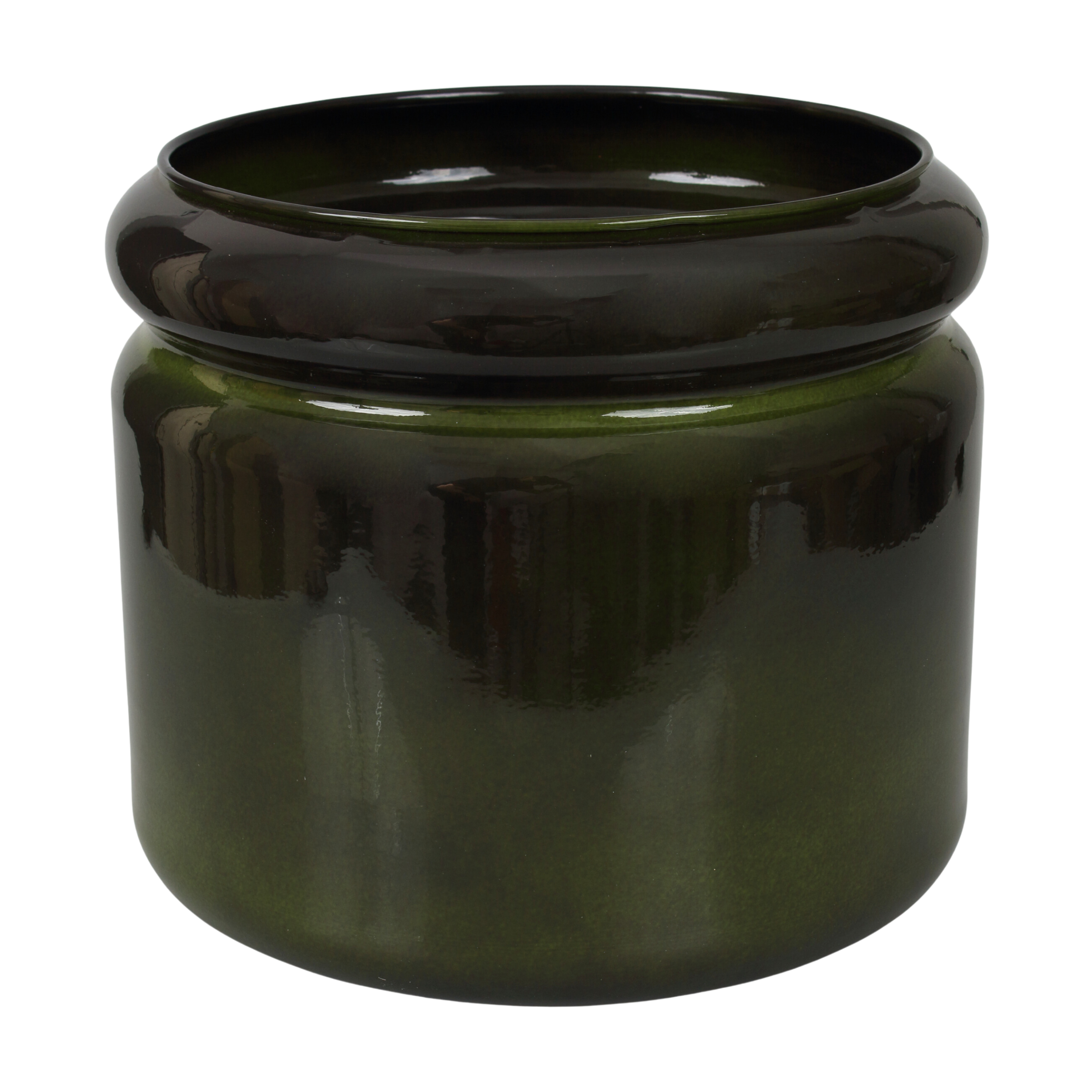 Doniczka metalowa Randolf śr.31 cm zielona Cermax