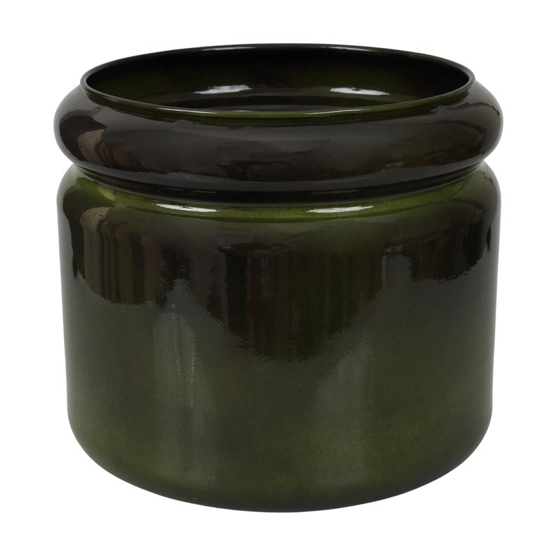 Doniczka metalowa Randolf śr.31 cm zielona Cermax