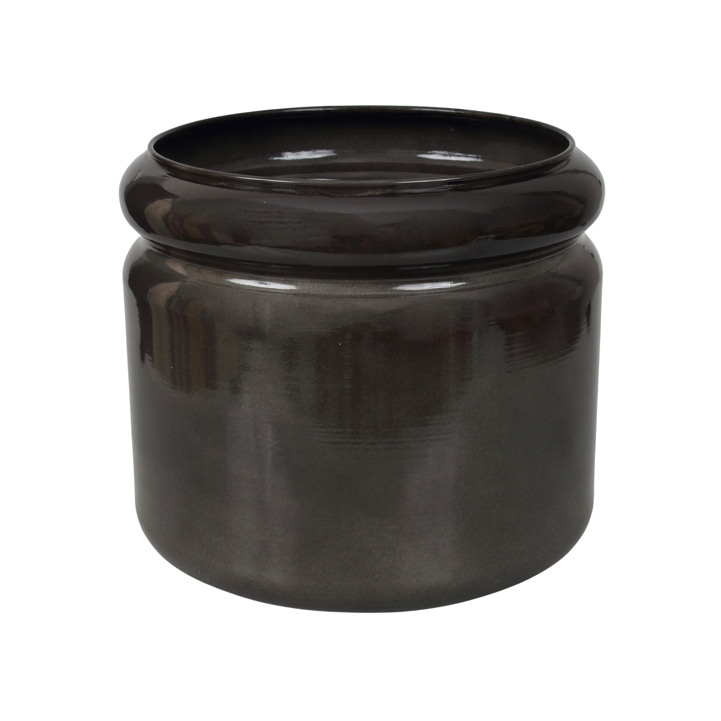 Doniczka metalowa Randolf śr.20 cm szara Cermax