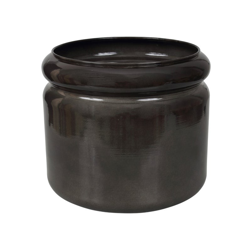 Doniczka metalowa Randolf śr.20 cm szara Cermax