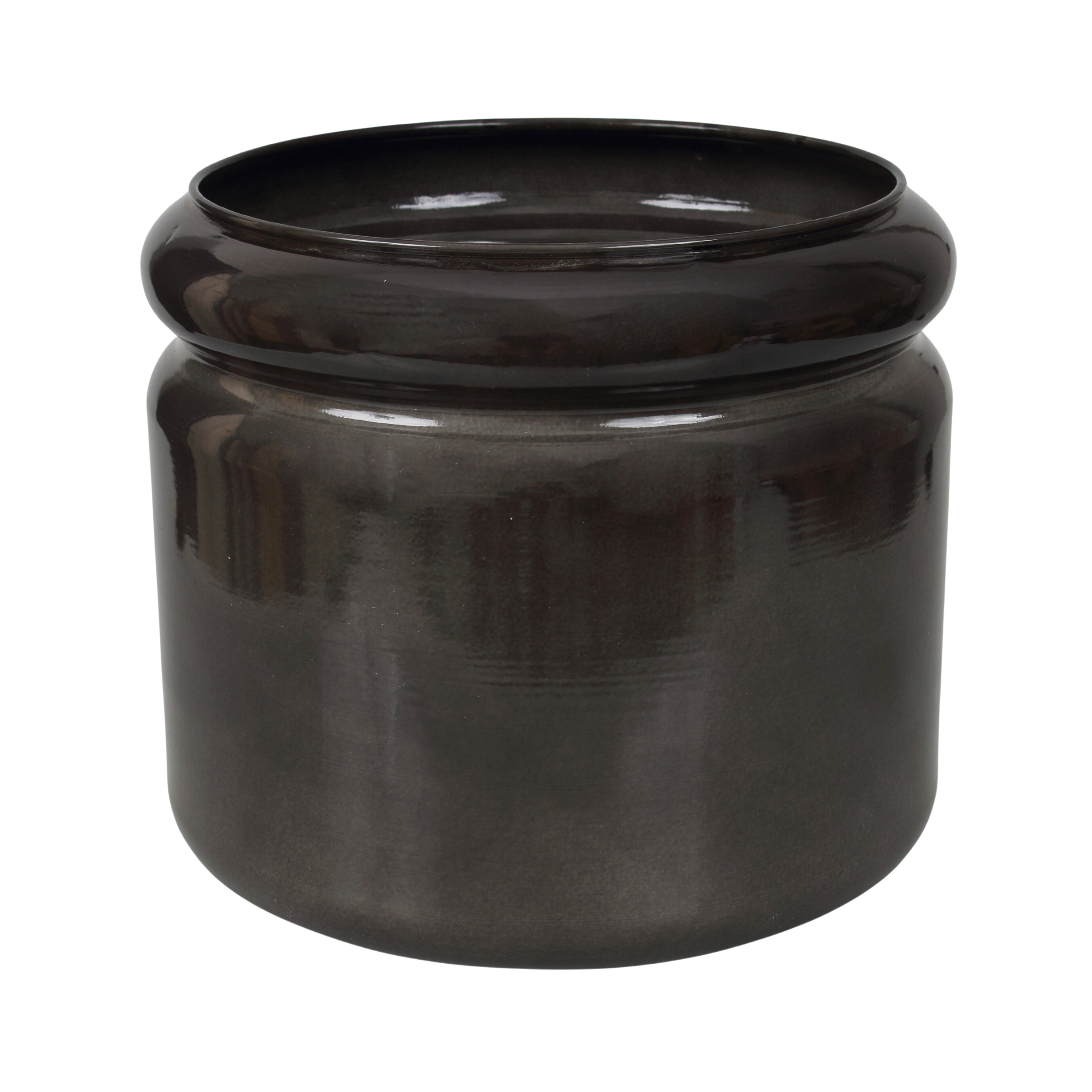 Doniczka metalowa Randolf śr.25 cm szara Cermax