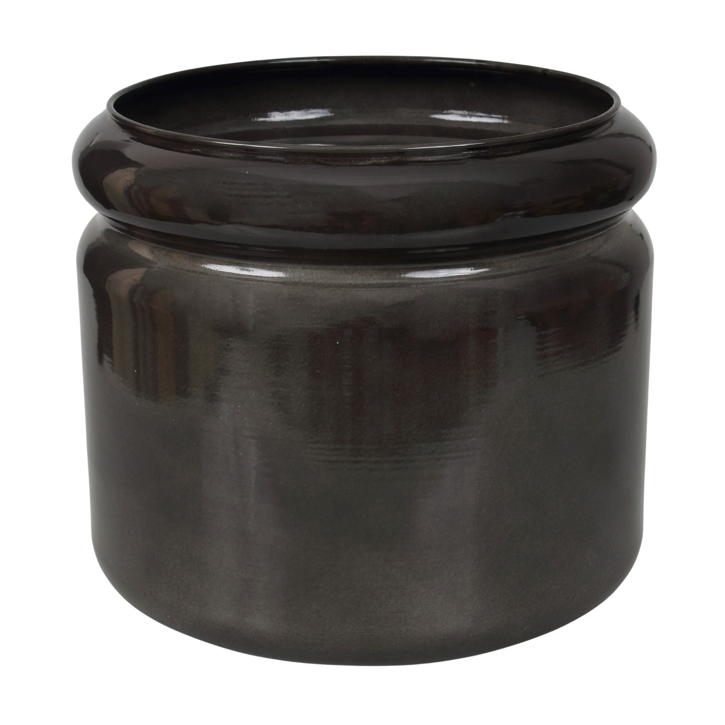 Doniczka metalowa Randolf śr.31 cm szara Cermax