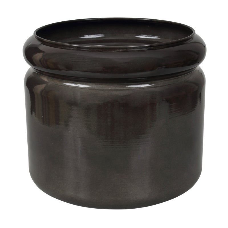 Doniczka metalowa Randolf śr.31 cm szara Cermax