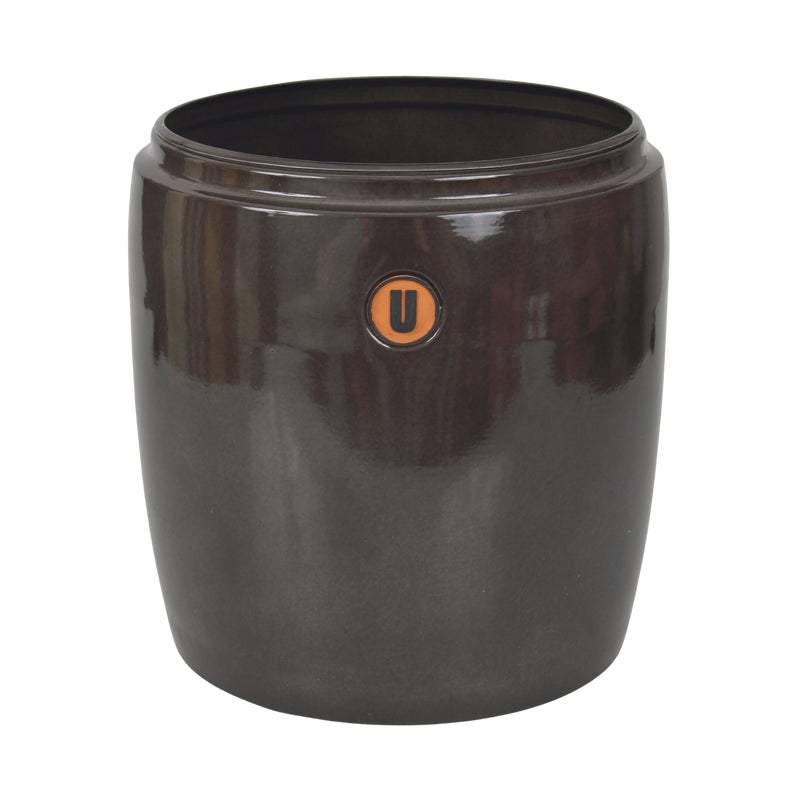 Donica metalowa Barril śr.25 cm szara Cermax