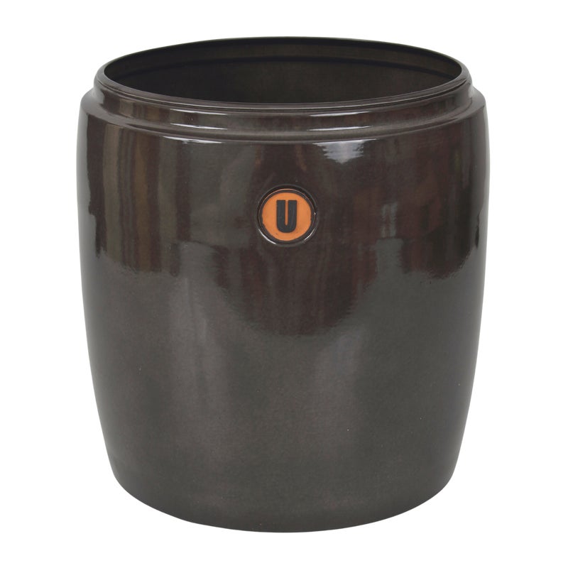 Donica metalowa Barril śr.30 cm szara Cermax