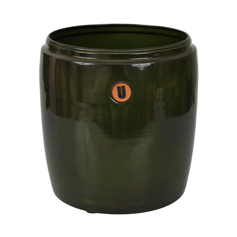 Donica metalowa Barril śr.25 cm zielona Cermax