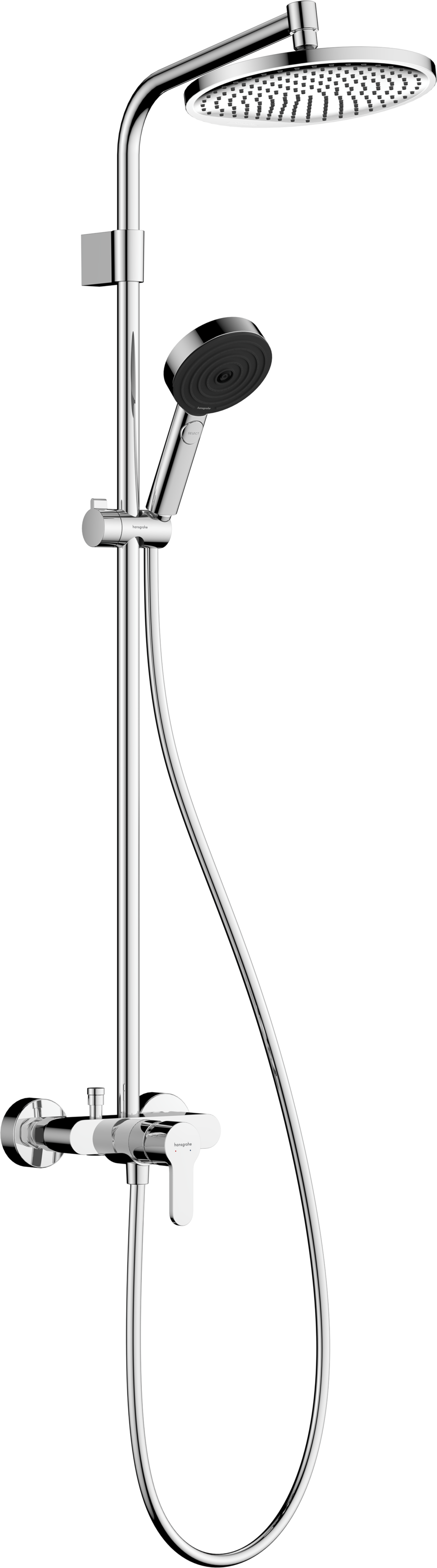 Columna de ducha monomando hansgrohe stamis cromado