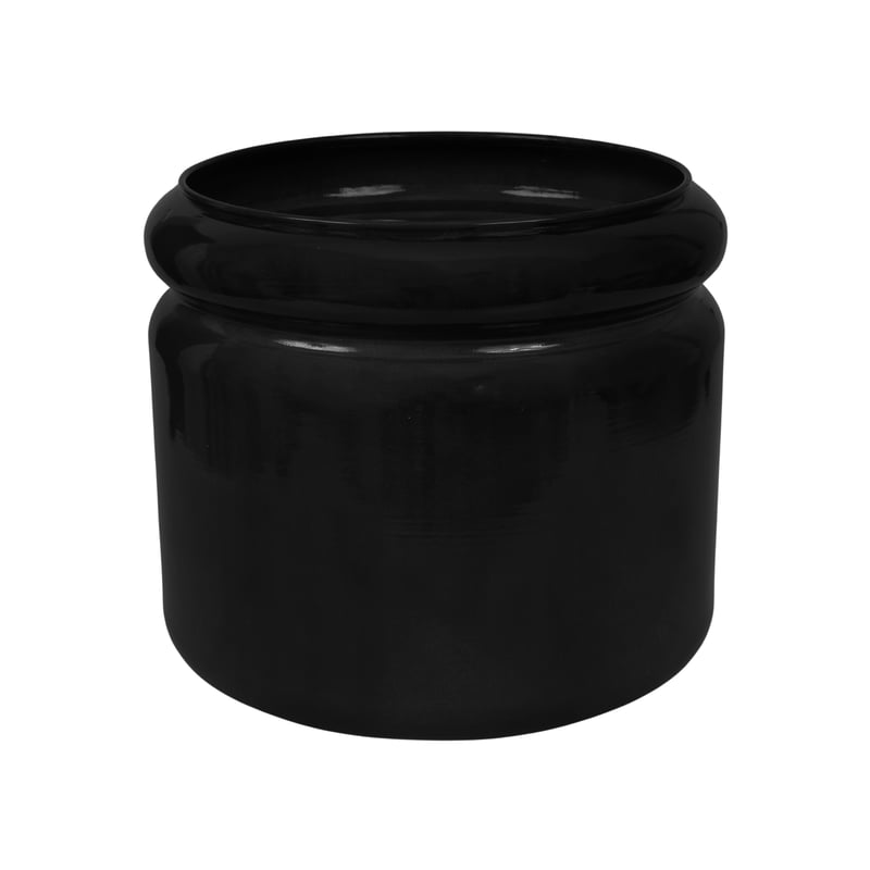 Doniczka metalowa Randolf śr.20 cm czarna Cermax