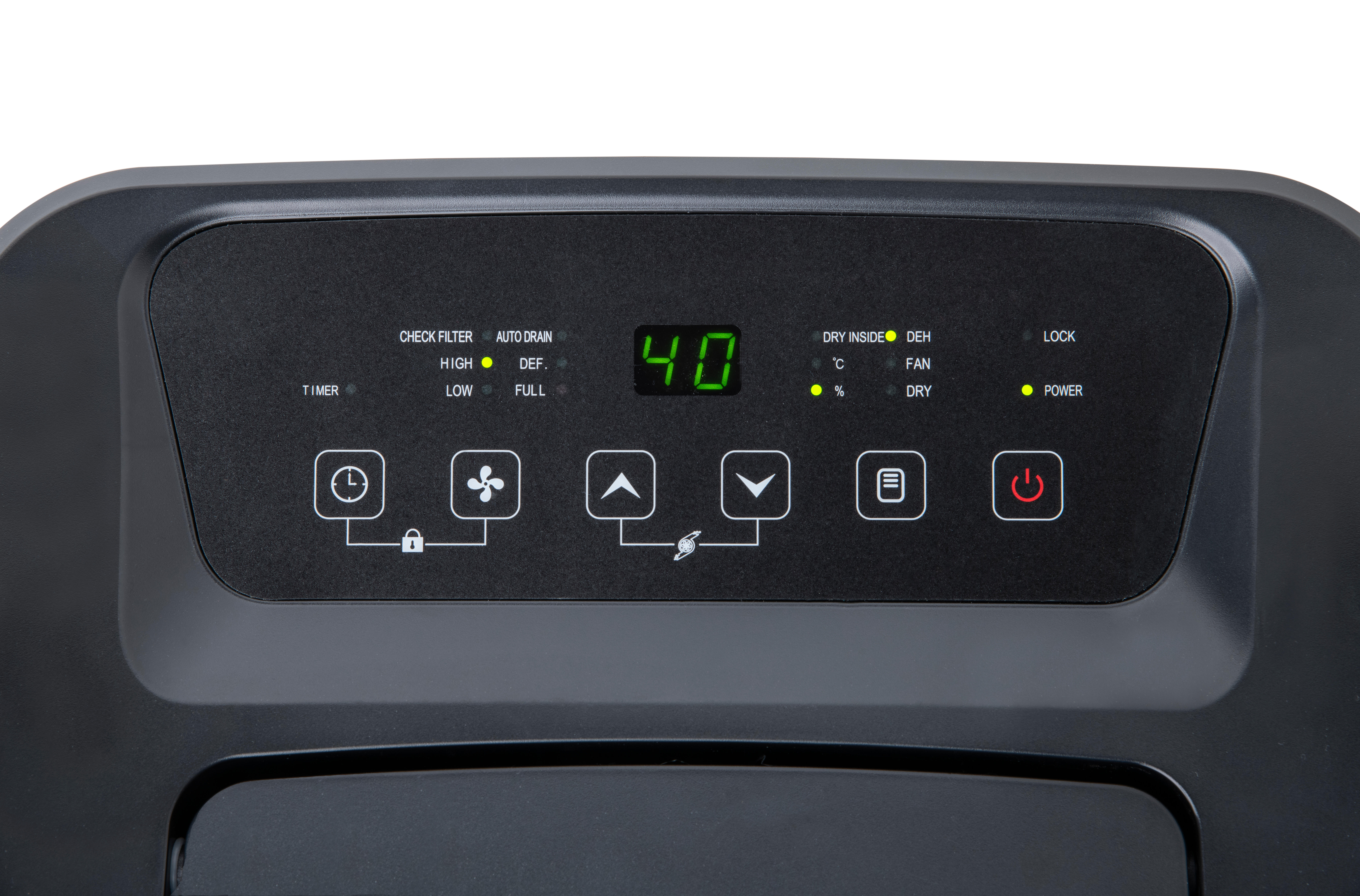 Déshumidificateur d'air WOOD'S Mdx20p jusqu'à 70 m², De 16 à 30L /24H - 5