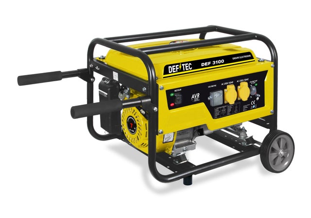 Groupe électrogène essence de chantier DEFITEC Def3100, 2600 W