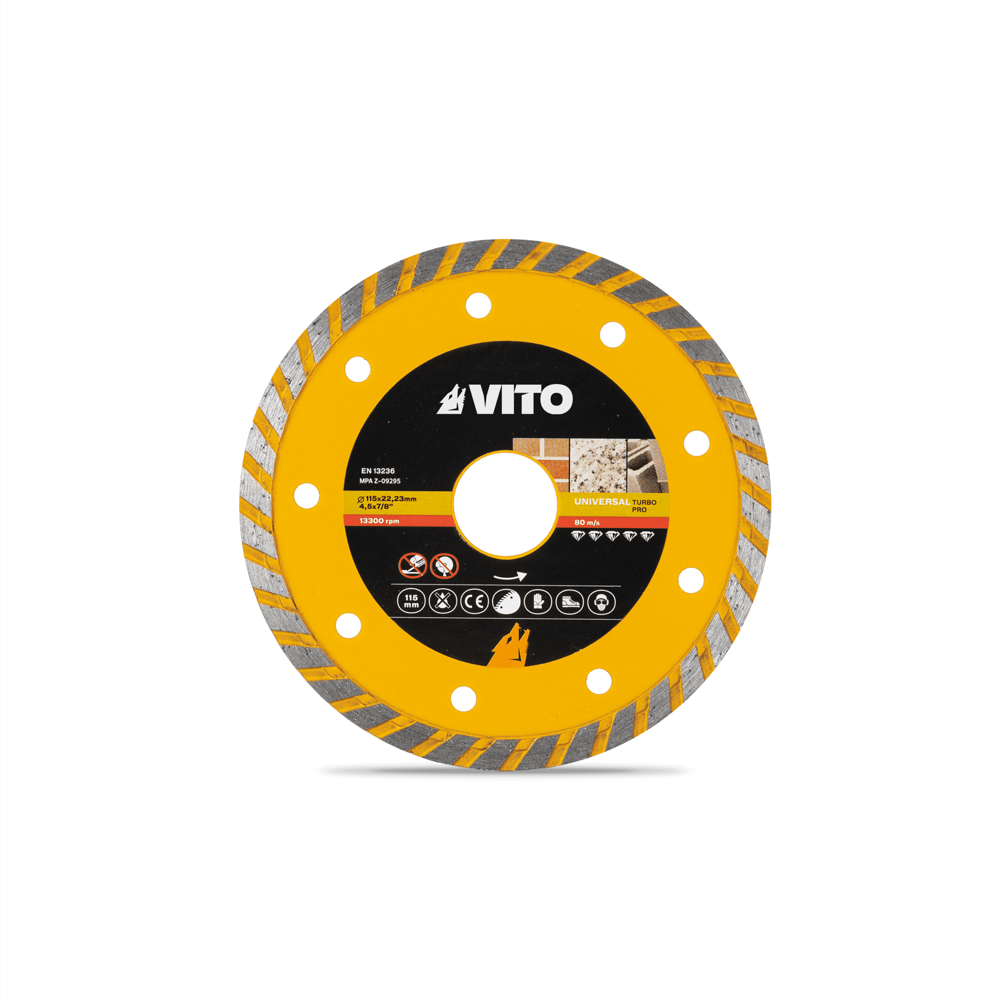 Disco diamante turbo 115mm pro
