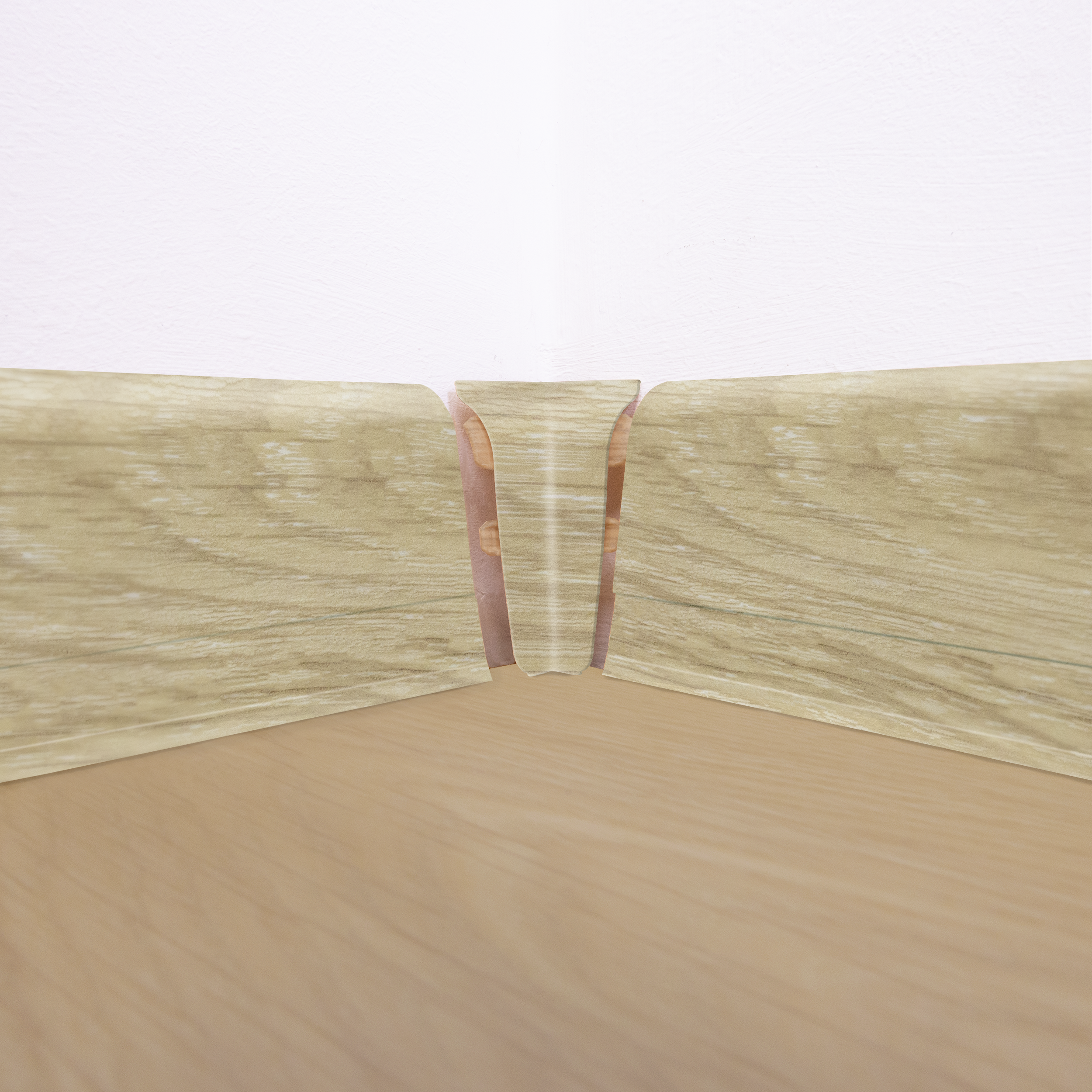 Narożnik wewnętrzny do listwy przypodłogowej PCV Dąb Piaskowy 60 Artens - 2