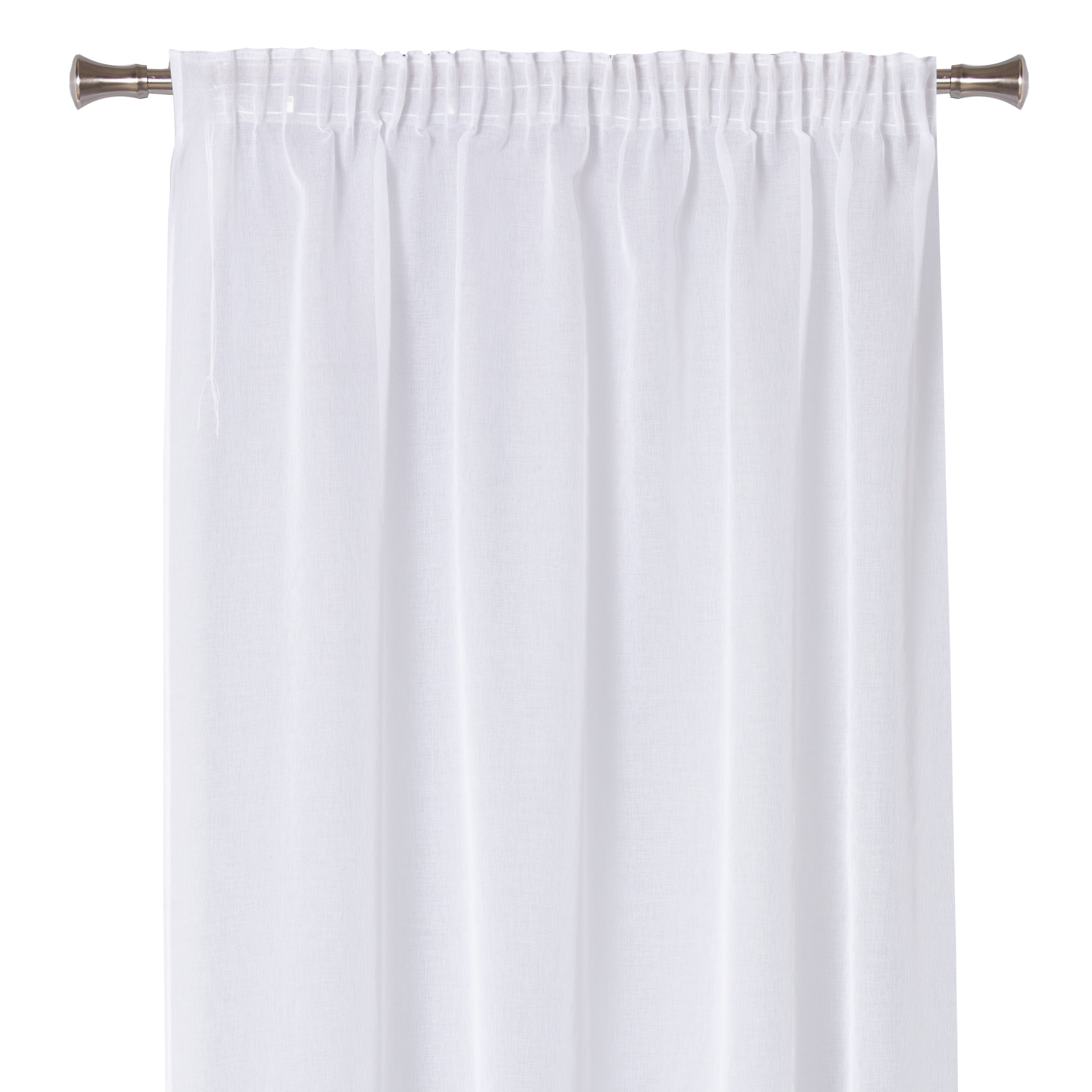 Firana na taśmie Mary 140 x 280 cm biała - 3