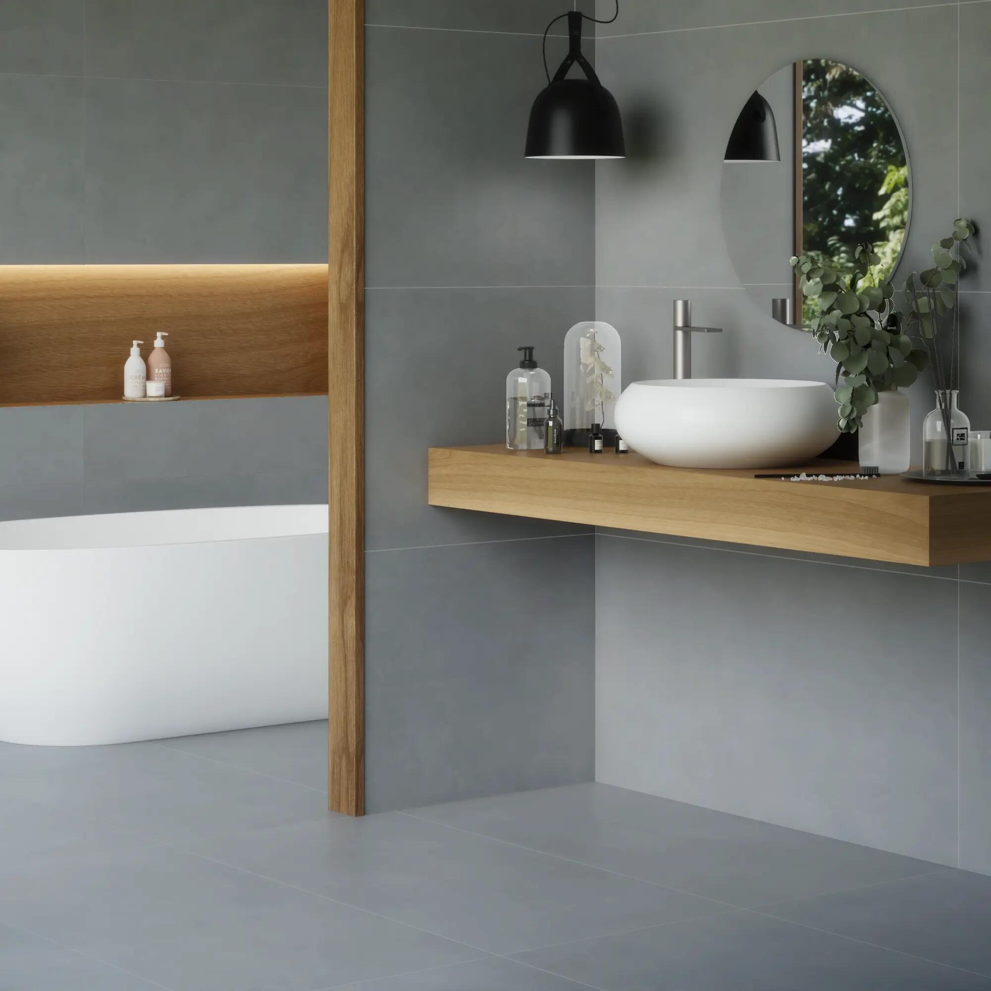 Suelo porcelánico blaze efecto cemento marengo 120x60 cm c1 pamesa