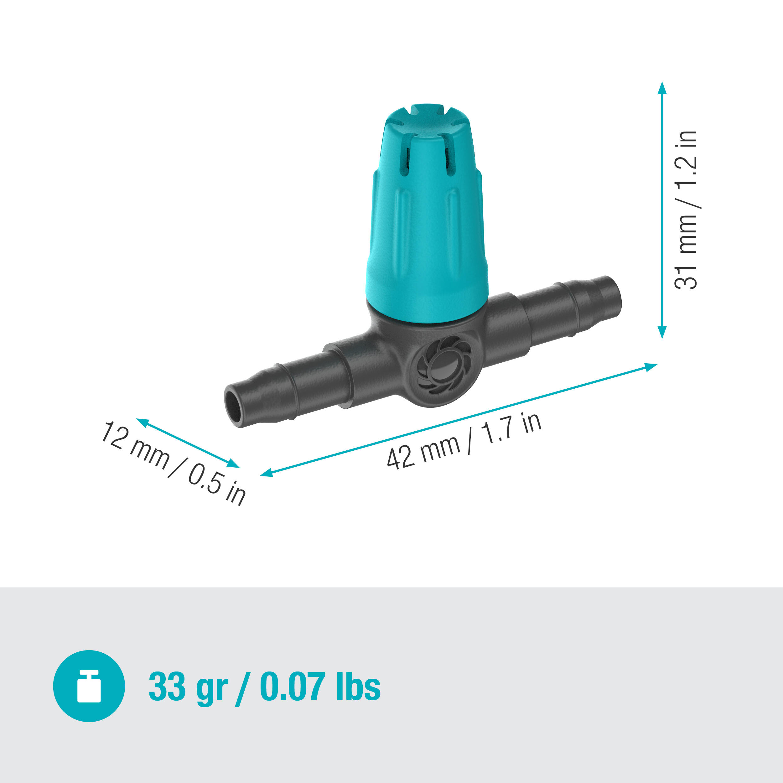 Gotejador 4,6 mm 15 unidades Gardena - 6