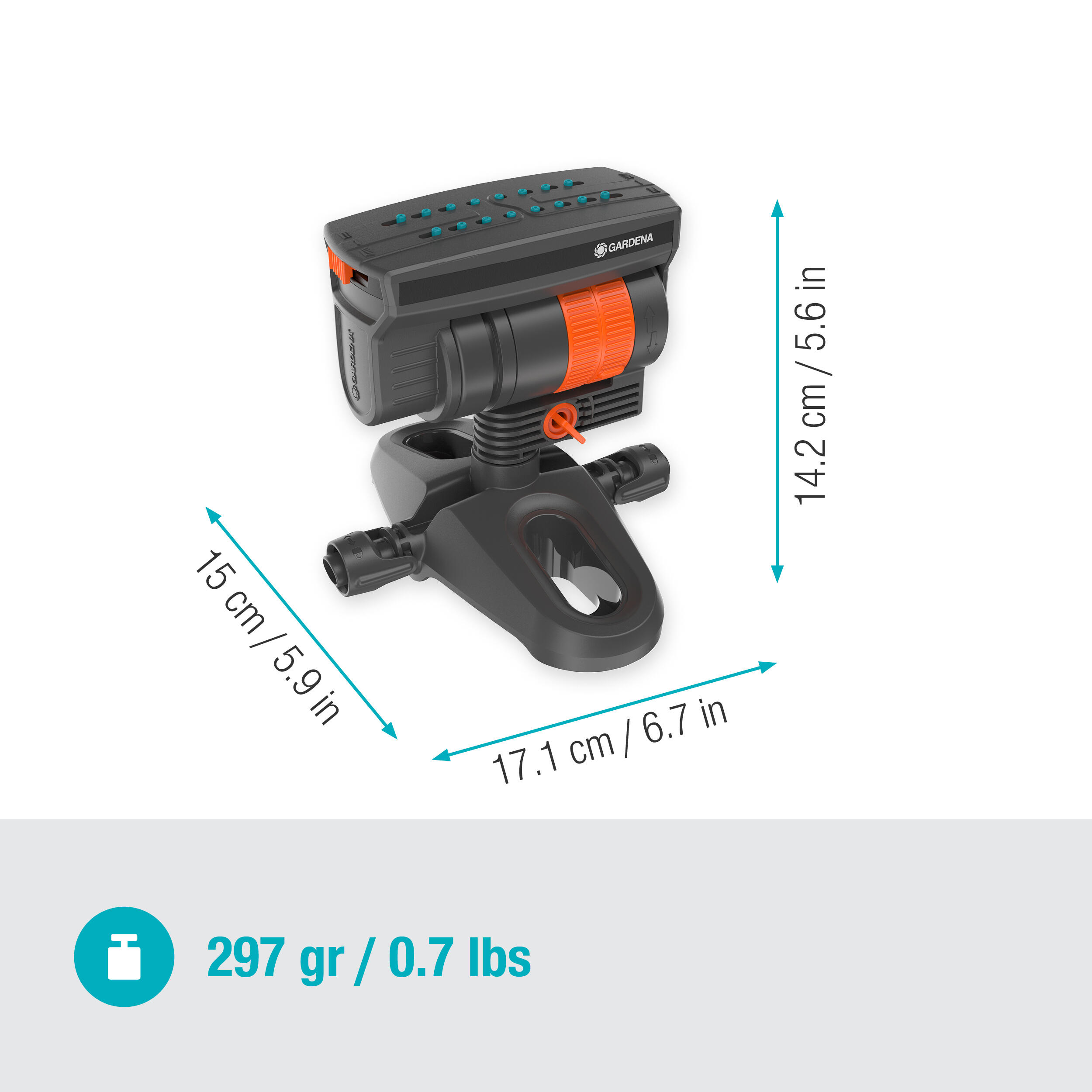Arroseur oscillant OS 90 GARDENA 13325-20 - 3