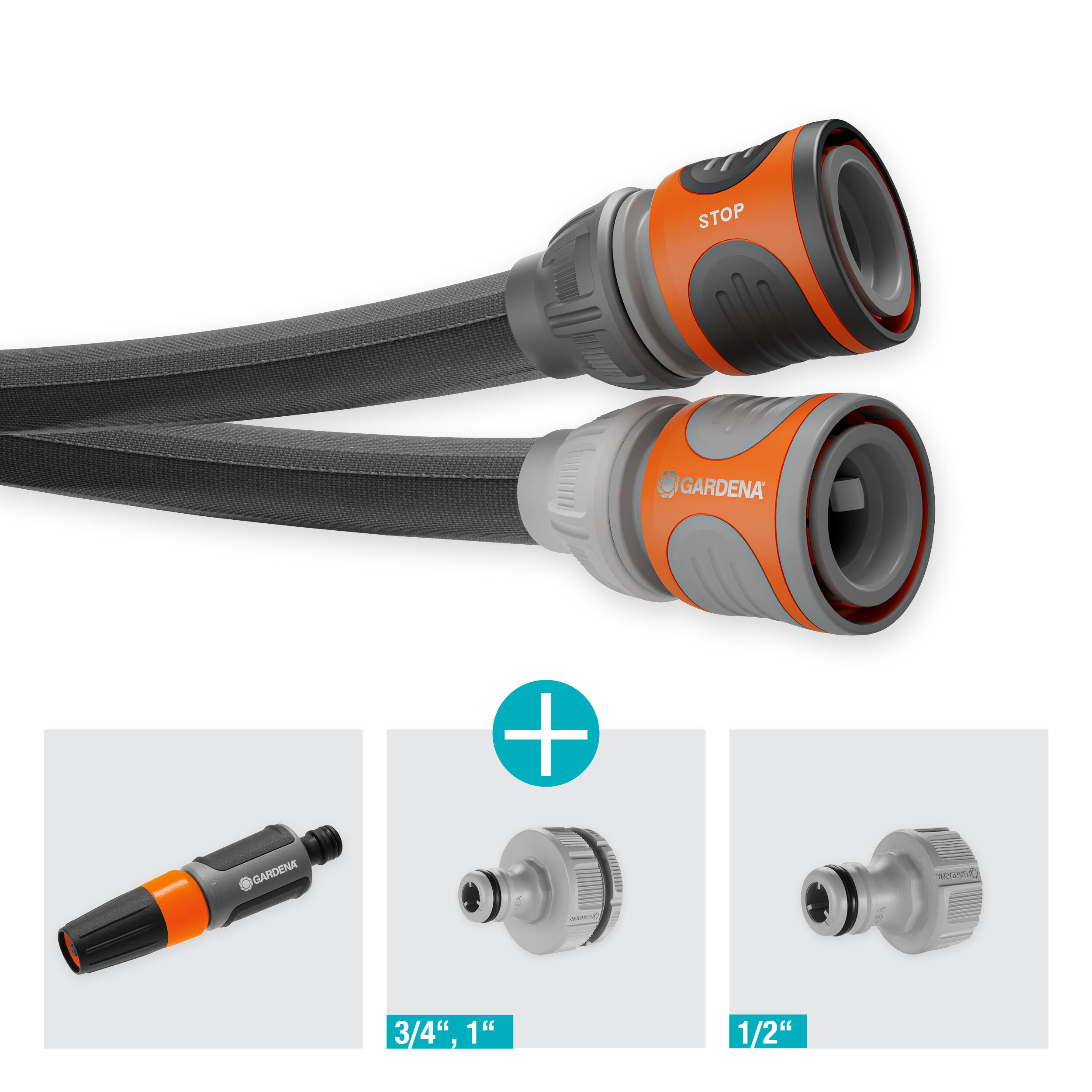 Set de flexible GARDENA Liano life L.15 m, Diam.12 mm - 10