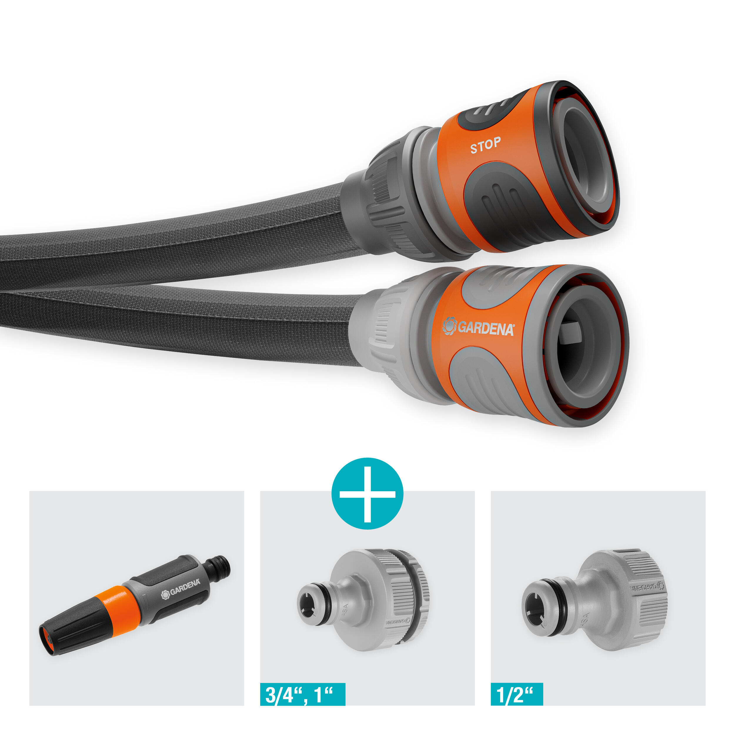 Set de flexible GARDENA Liano life L.25 m, Diam.12 mm - 13