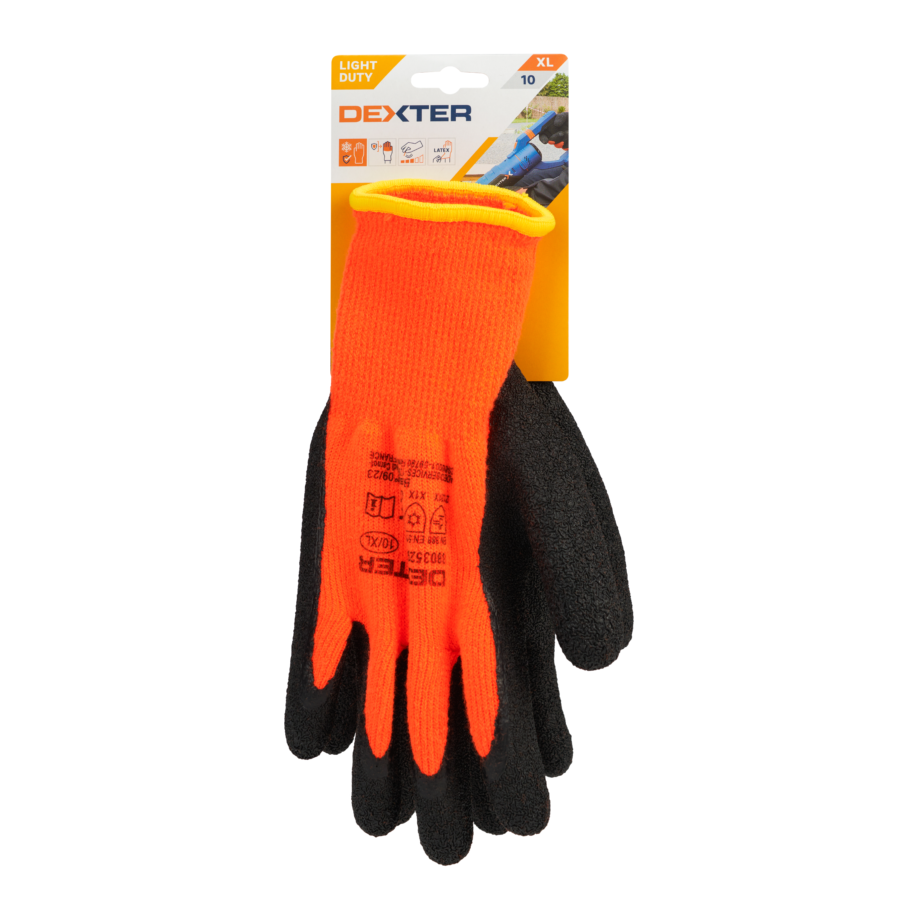 Paire de gants pour outil de manutention latex, T10 DEXTER - 5