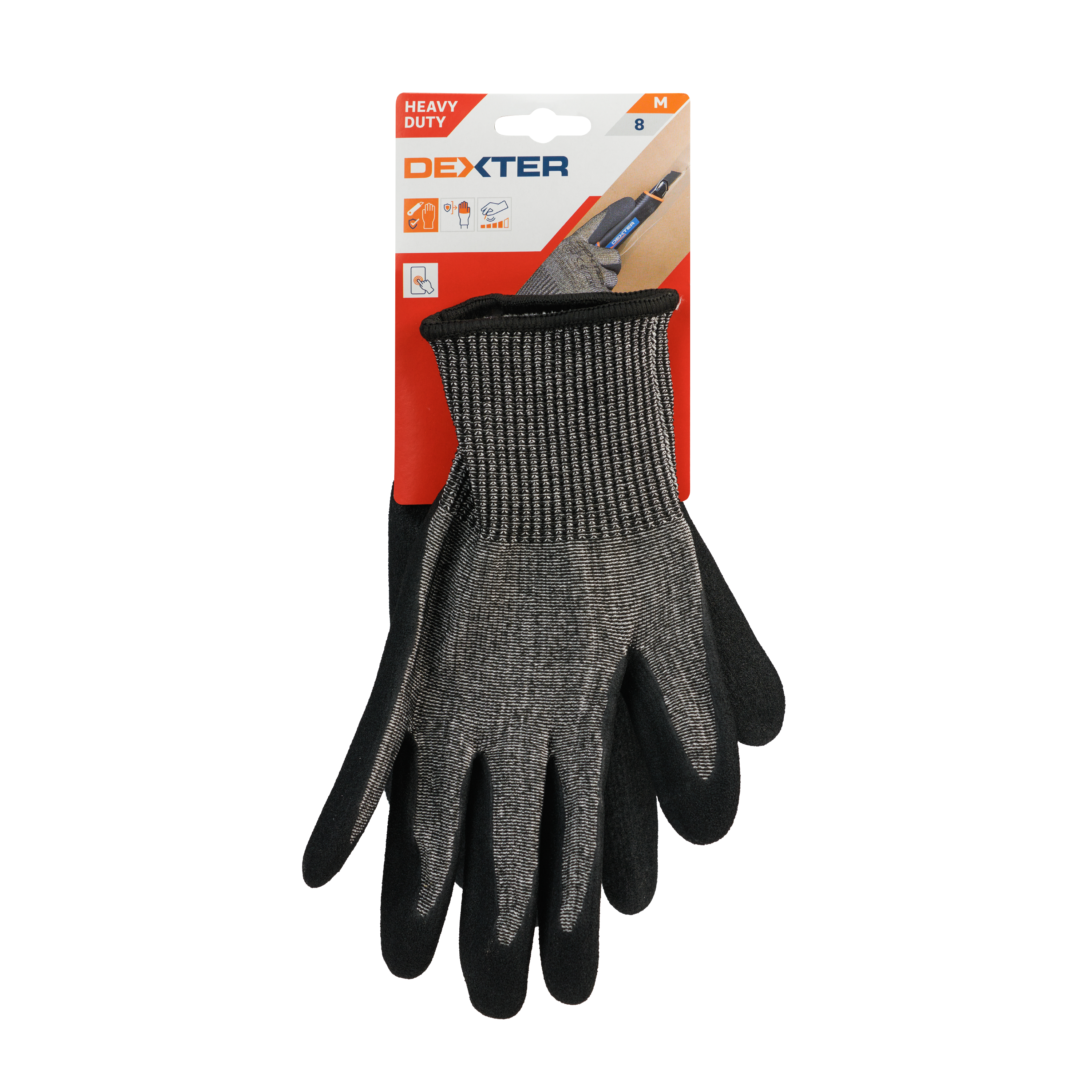 Guantes Anticorte Nitrilo DEXTER - Talla 8 - 7