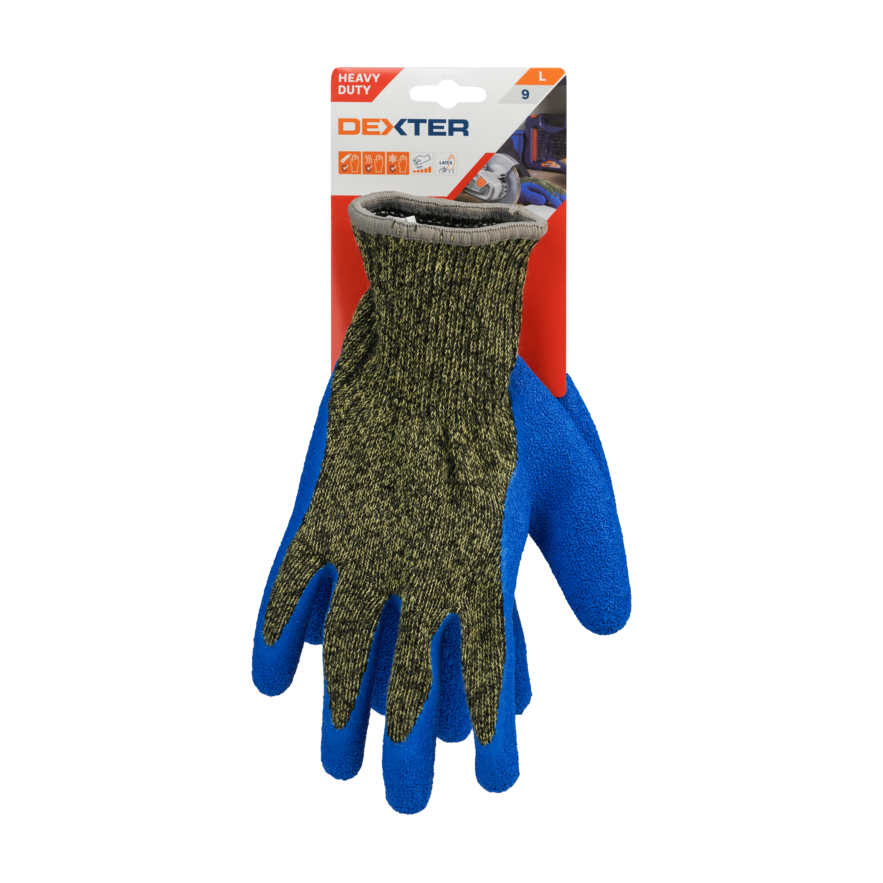 Luvas anti calor/frio e anti corte  tamanho 9L Dexter - 7