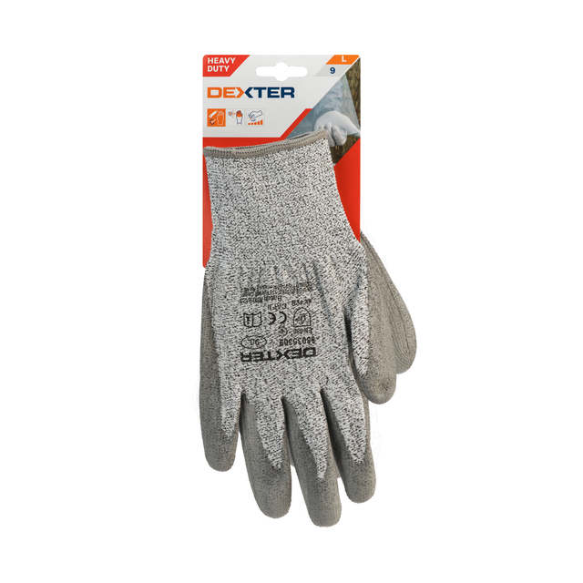 Guanto DEXTER PU9101 in poliuretano Tg 9, 1 paio