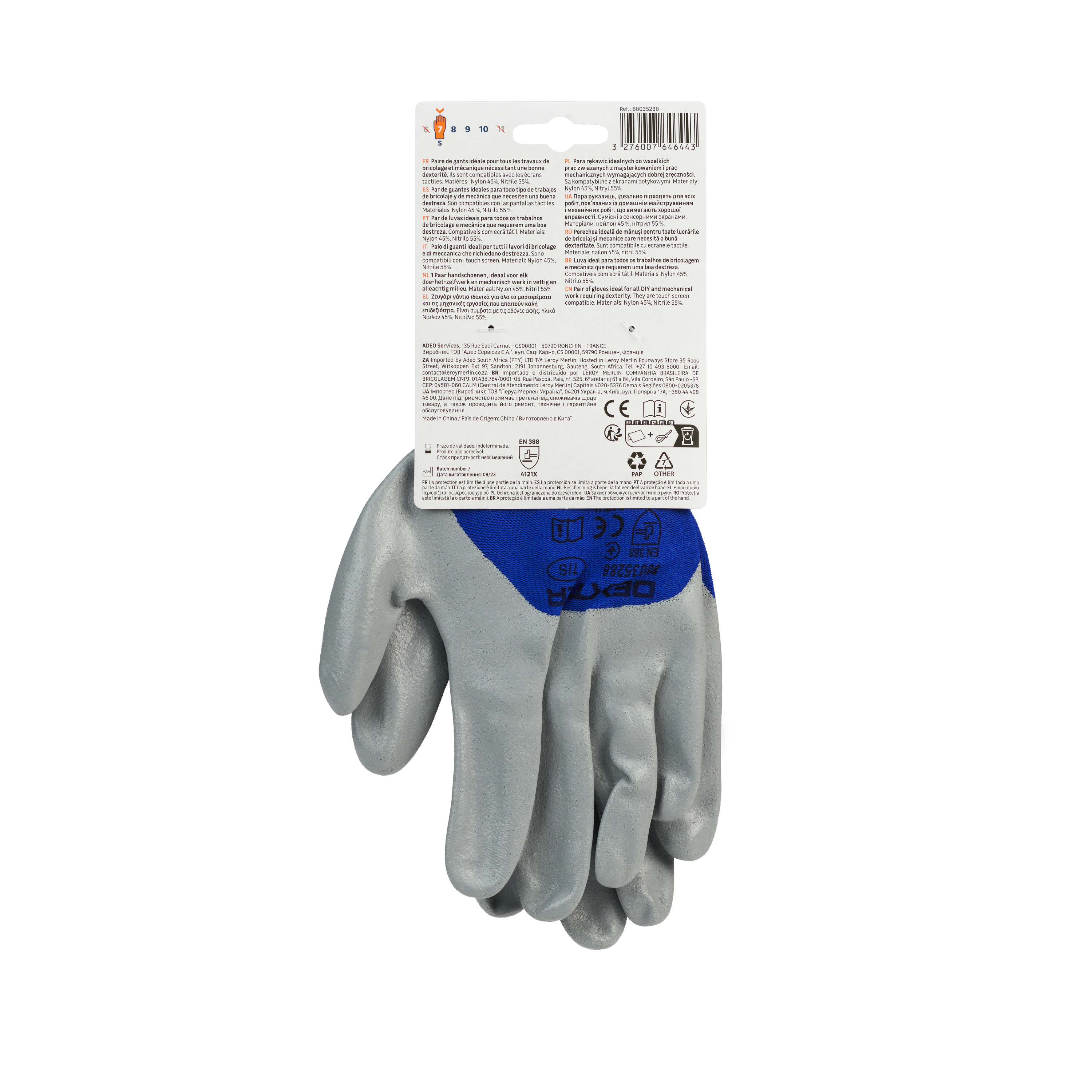 Guantes Pantalla Táctil DEXTER - Talla 7 - 5