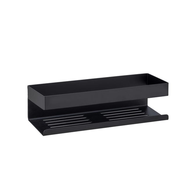 Mensola per bagno Genova L 30 cm nero