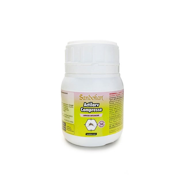 Insetticida pastiglia per larva SANDOKAN Actilarv 50 compresse da 2gr