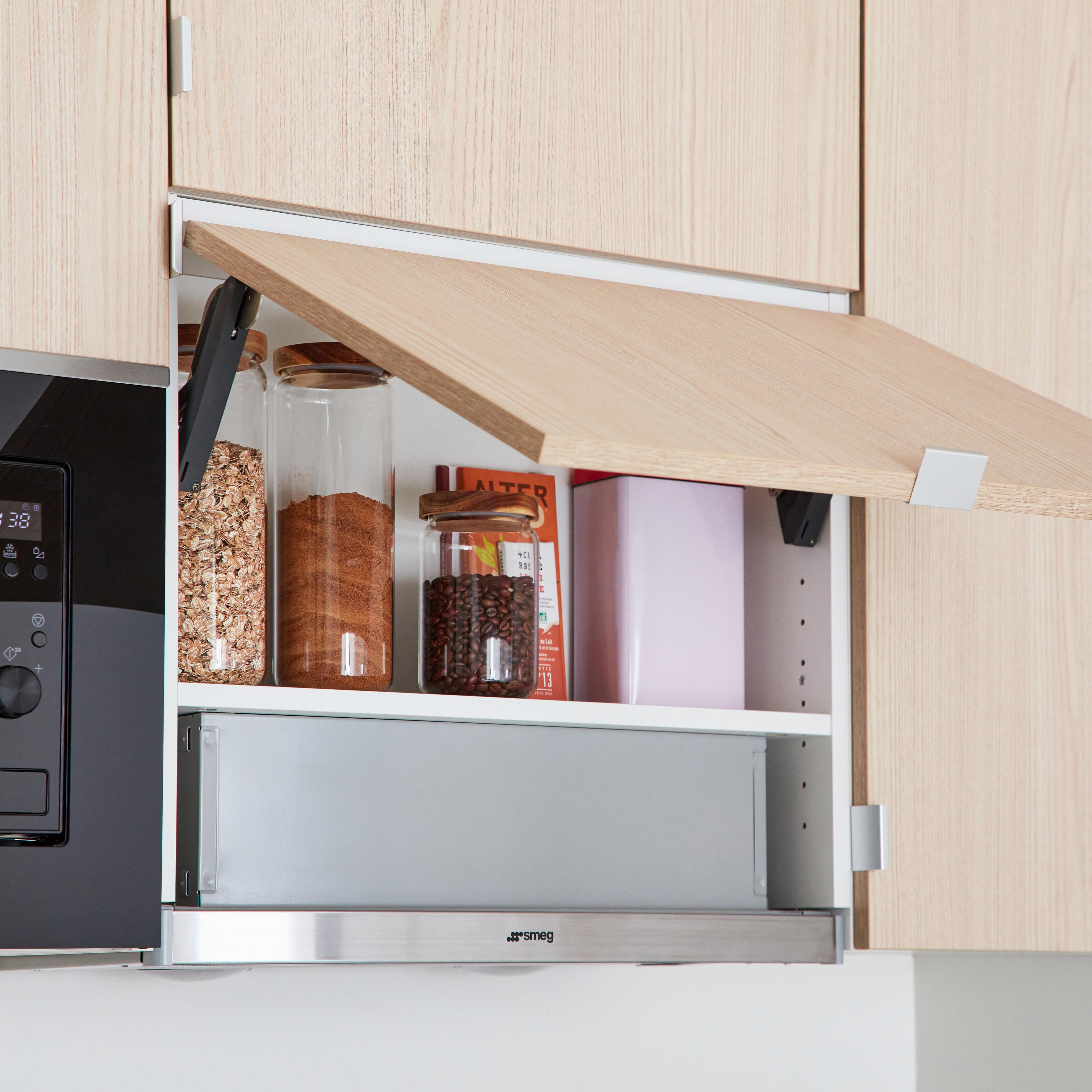 Hotte tiroir L59.8 cm SMEG KSET61E2 gris / argent - 3