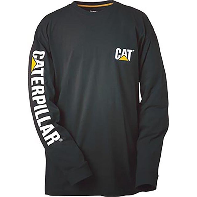 Tee-shirt Trademark cat, CATERPILLAR noir, taille m
