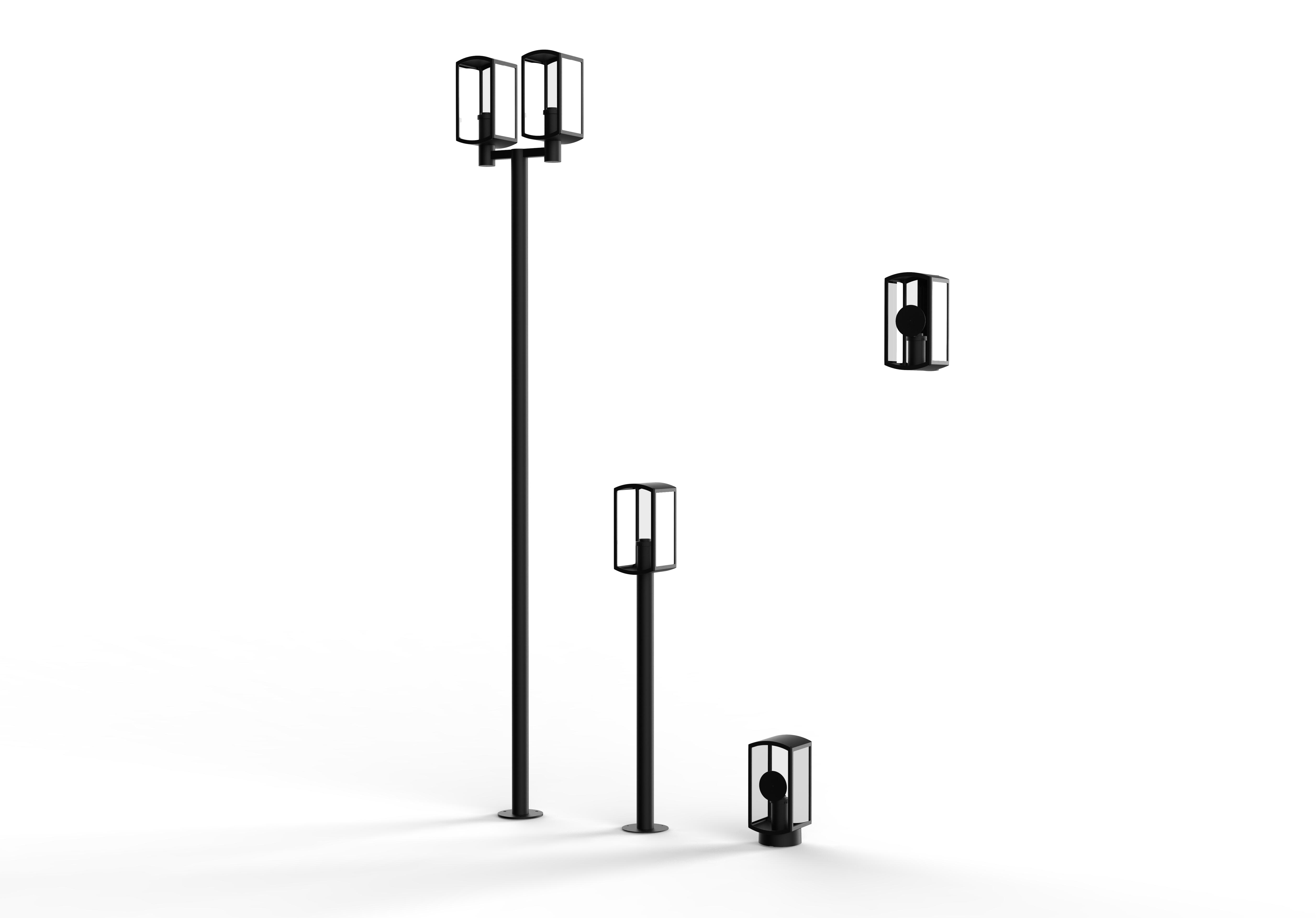 Applique extérieure Bord de mer, E27 max 25W noir Daroca INSPIRE - 9